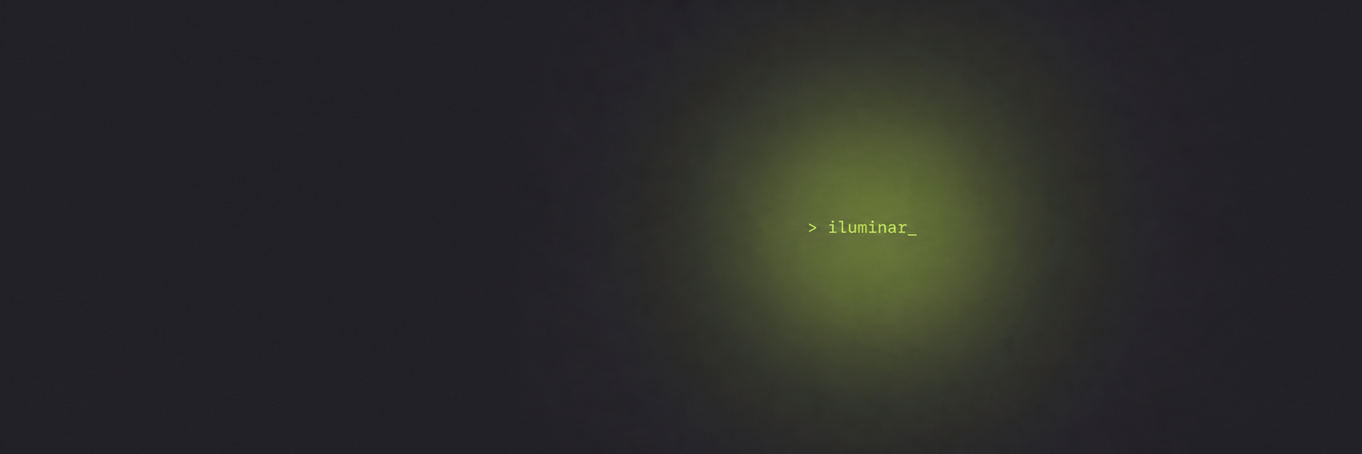 Facho de luz da linguagem visual newhack