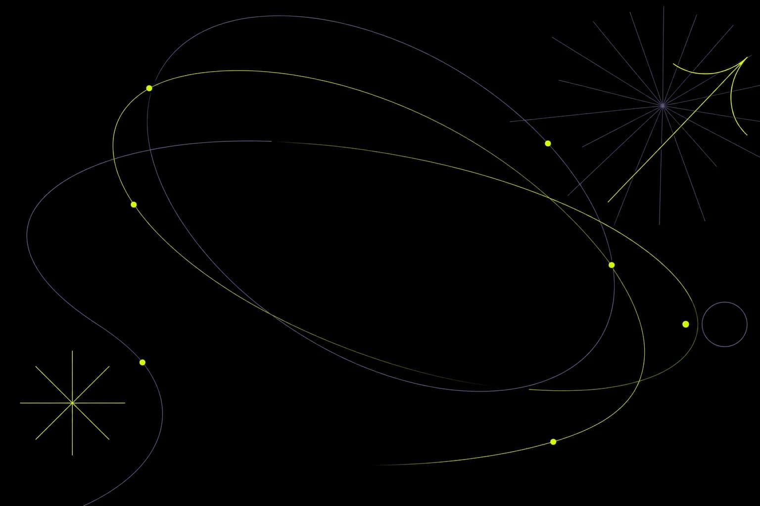 Campo espacial de linhas da linguagem visual NewHack