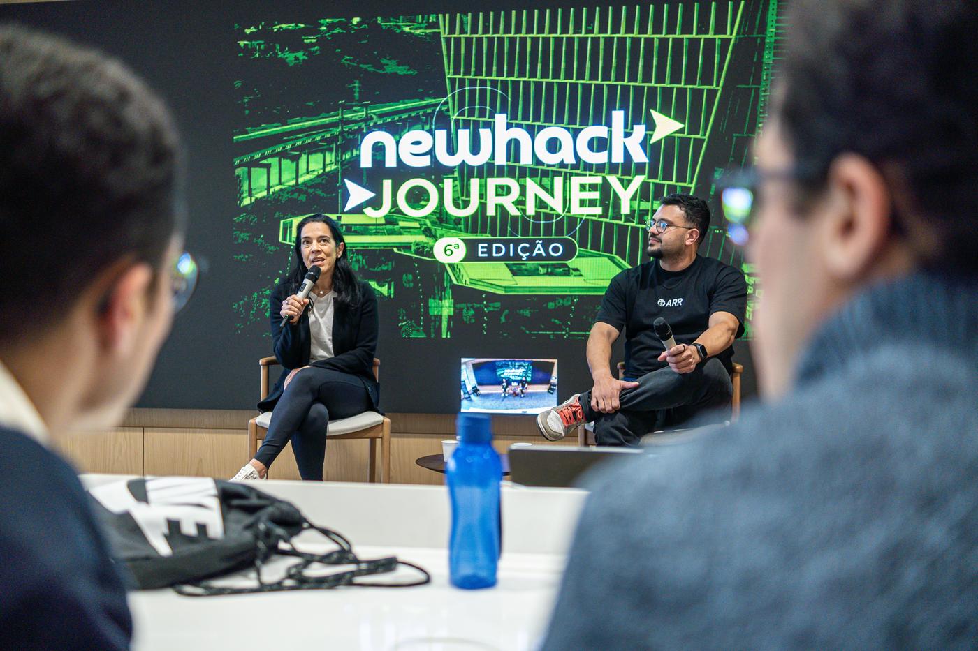 Investor panel on the newhack Journey screen