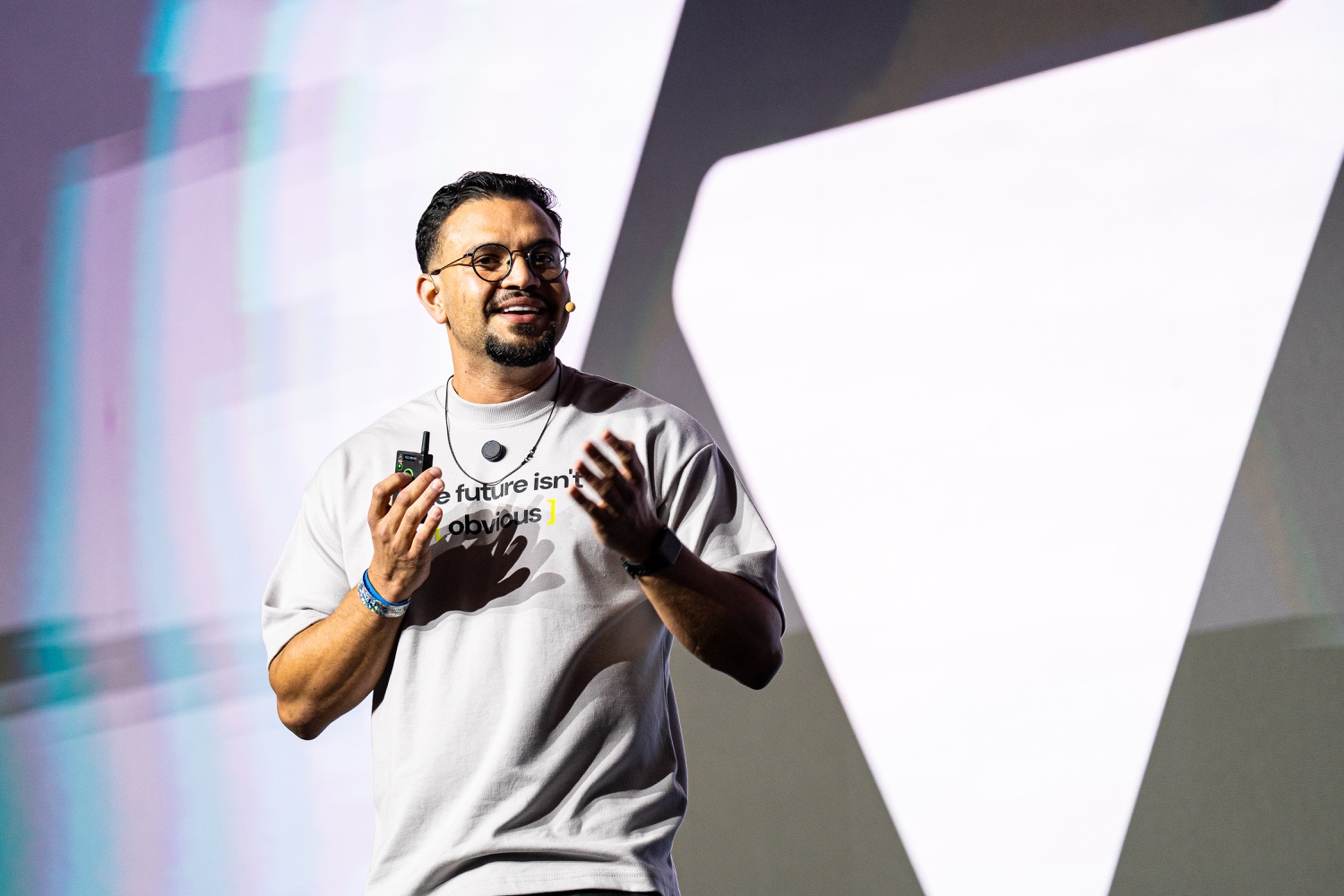 Rodrigo no palco