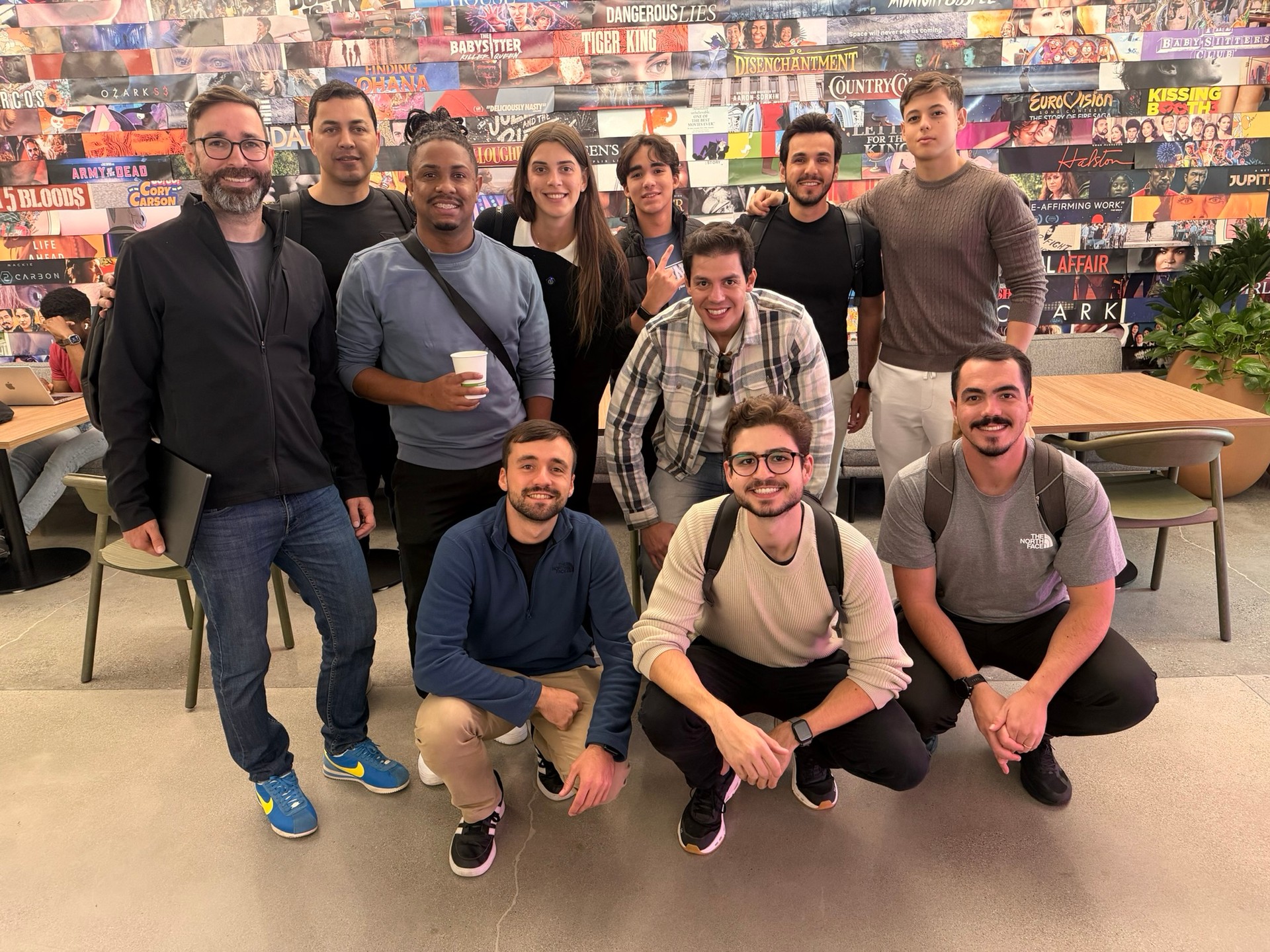 Founders conectados durante a missão