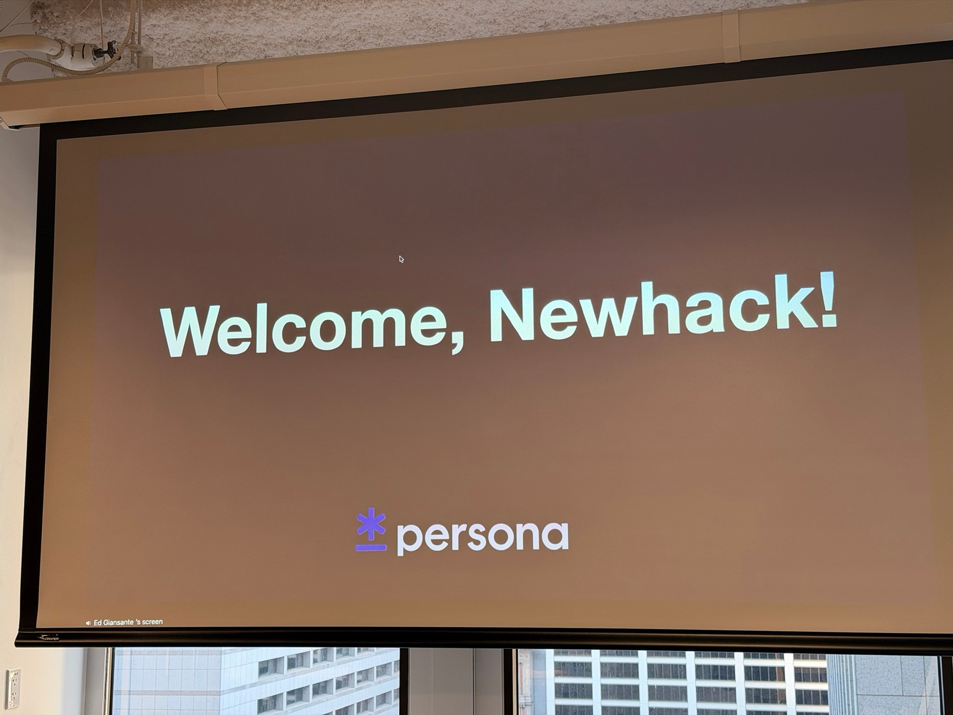 Recepção da NewHack na Persona
