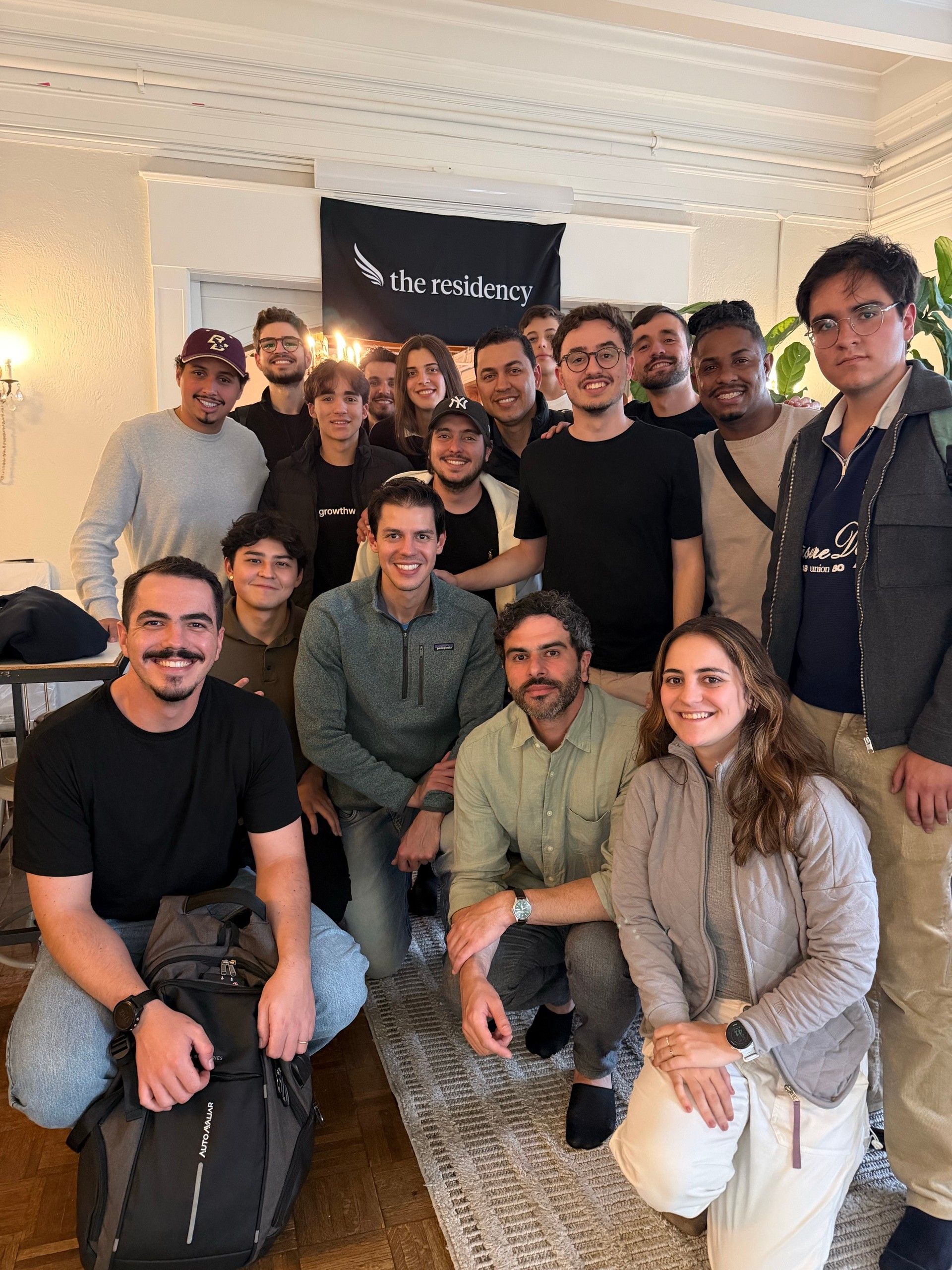Troca com founders no The Residency