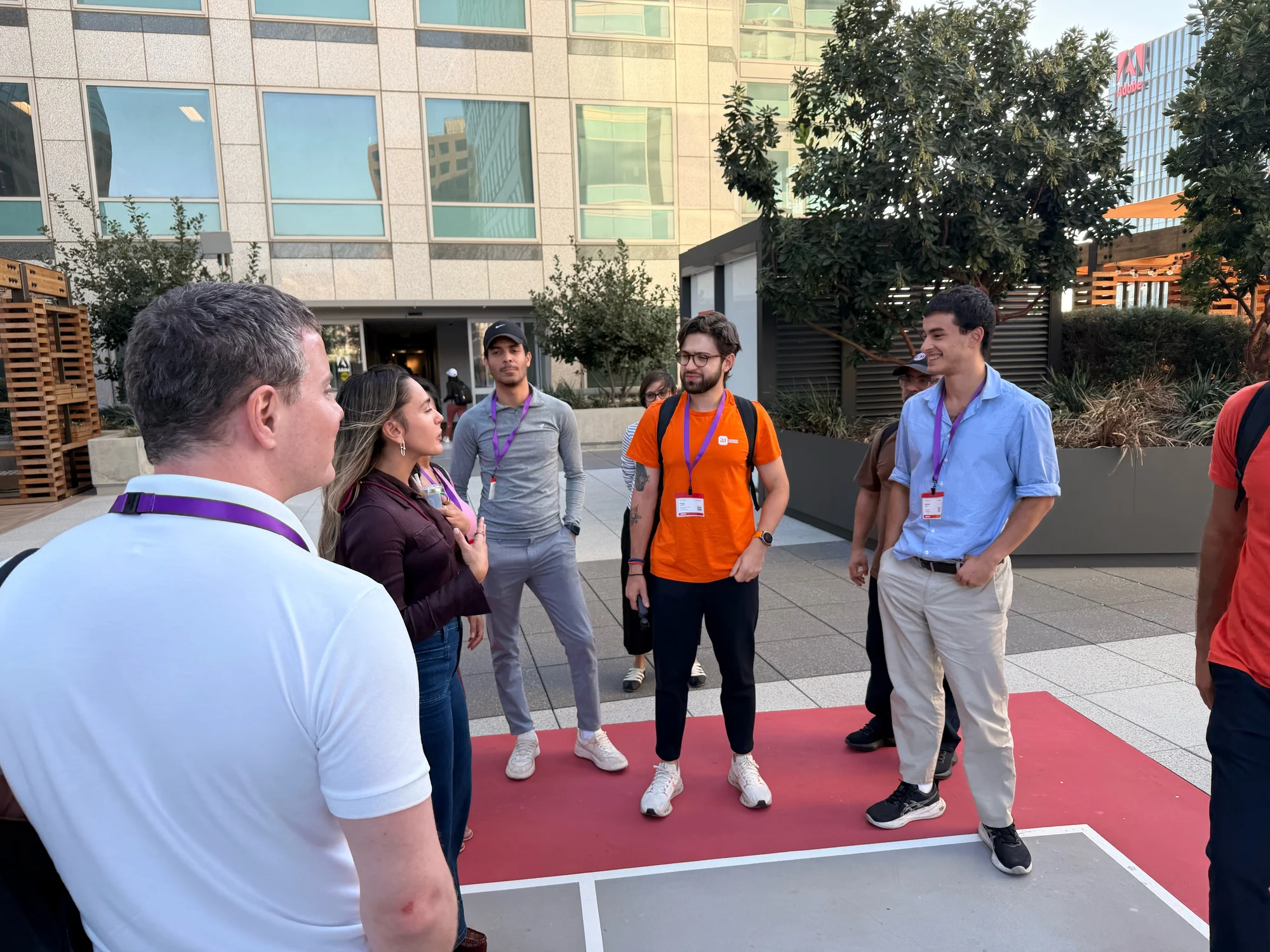 Registro 28 da visita à Adobe em San Jose