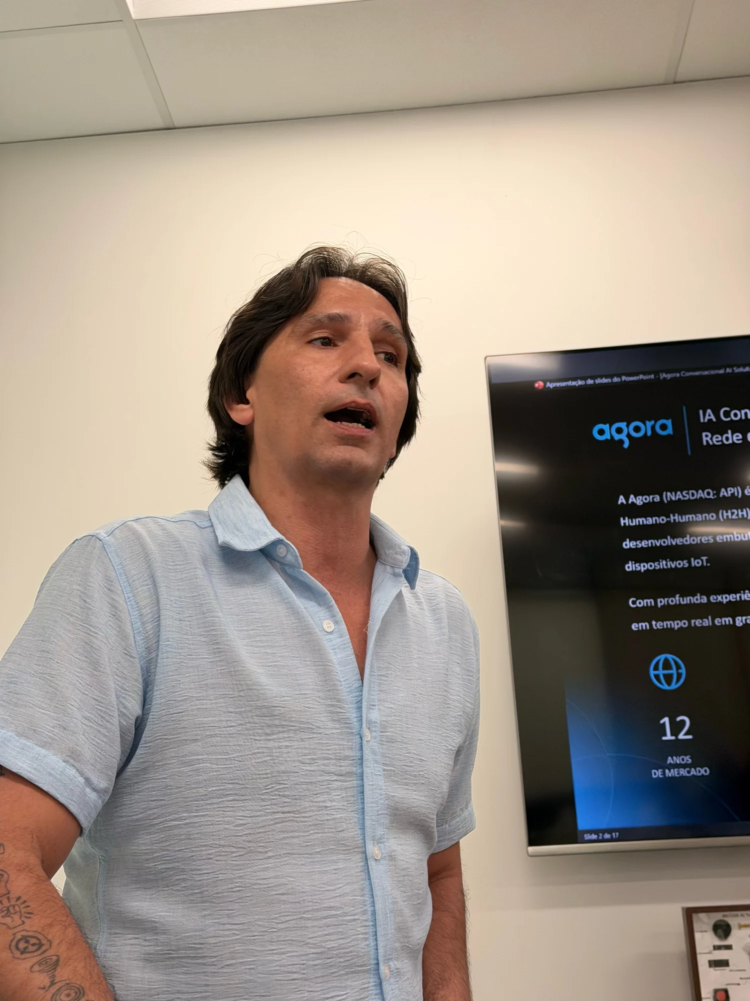 Registro 9 da visita à Agora.io em Santa Clara