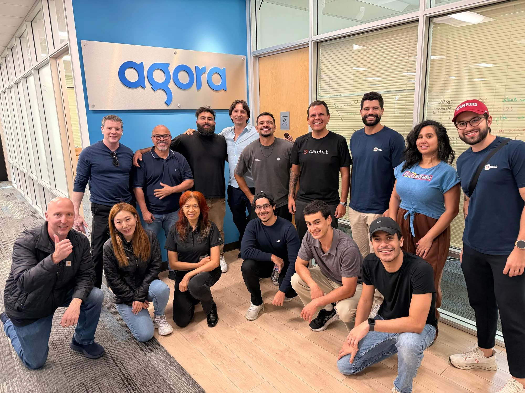 Registro 13 da visita à Agora.io em Santa Clara