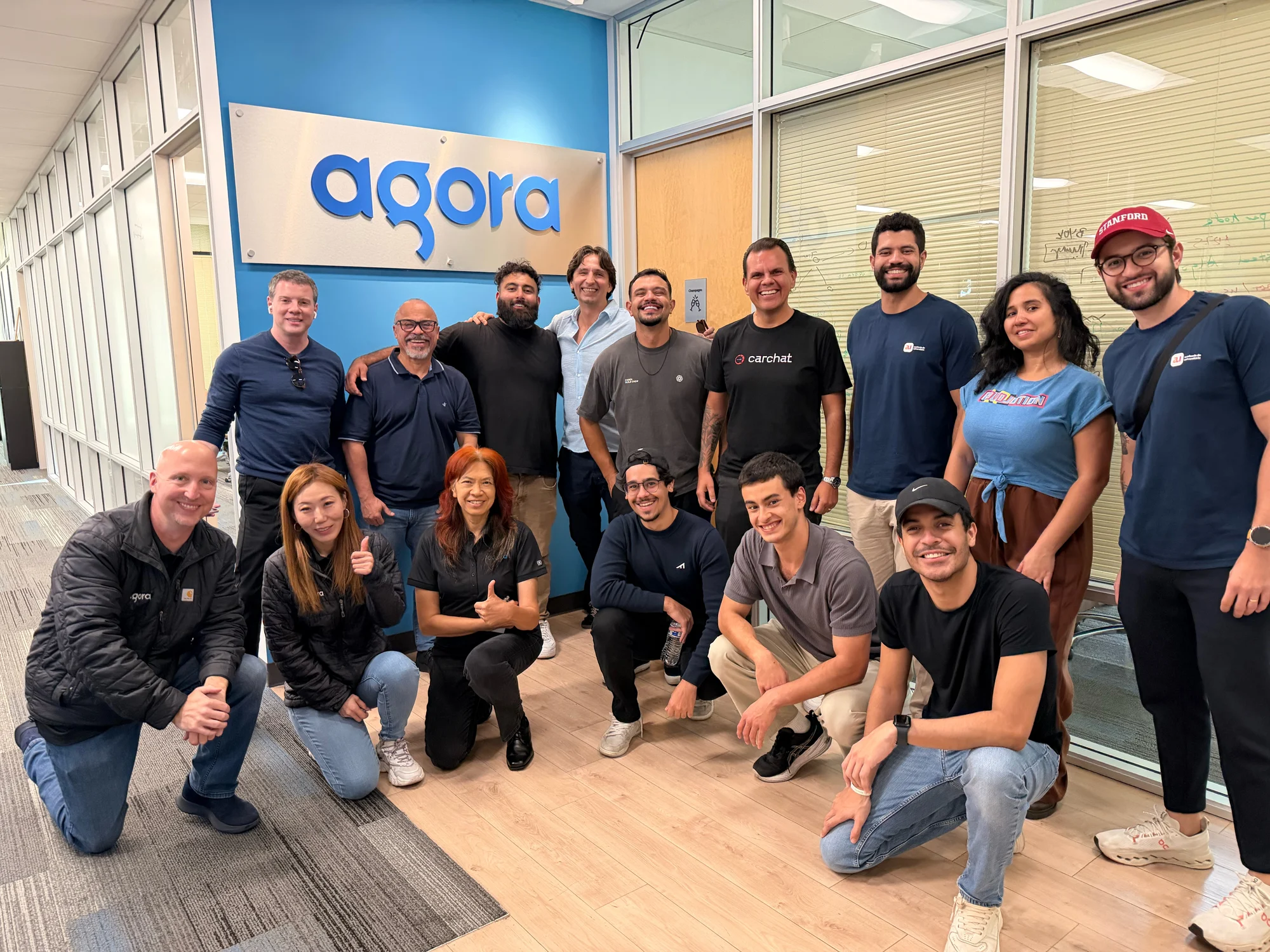 Registro 16 da visita à Agora.io em Santa Clara