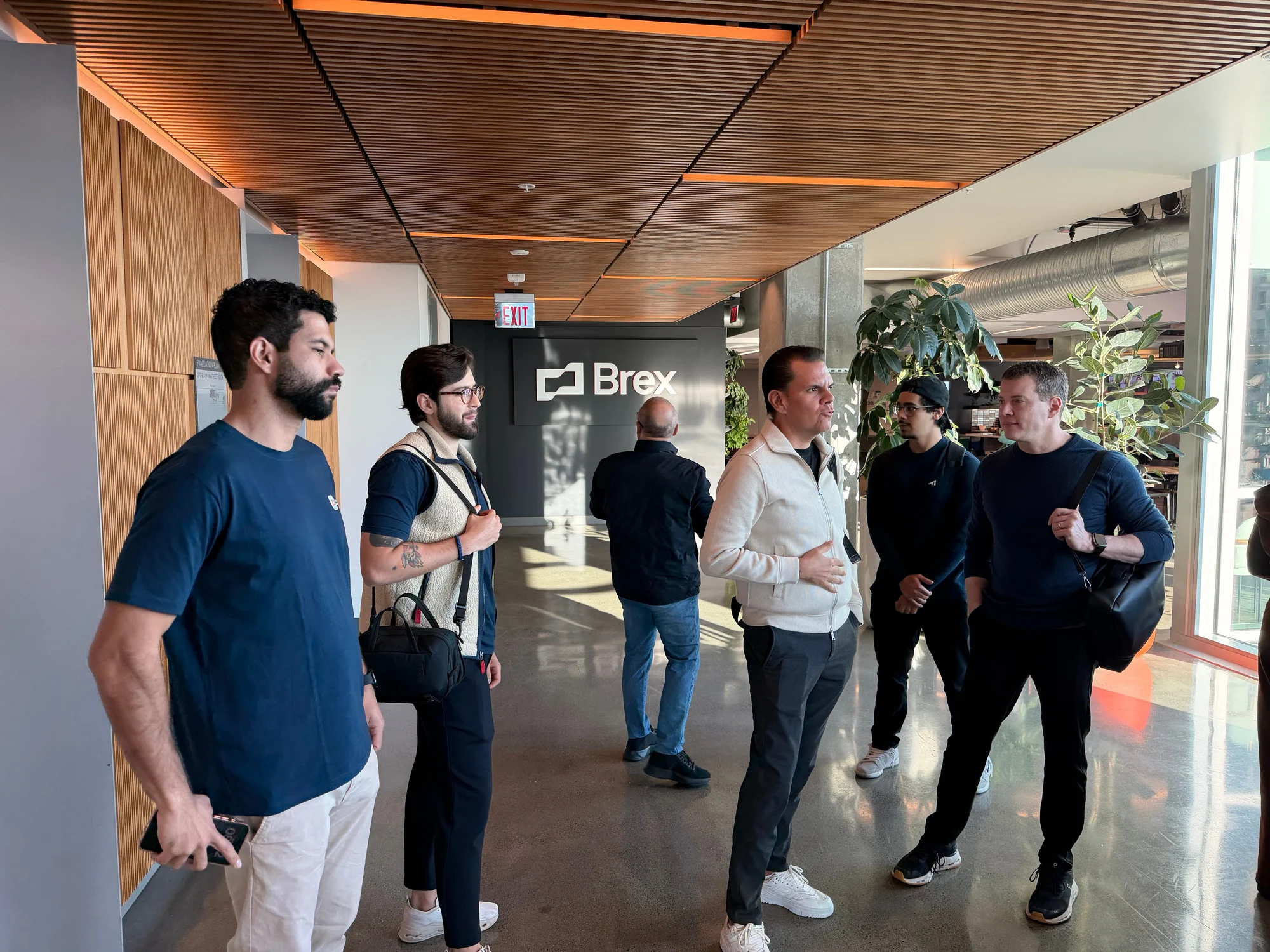 Registro 6 da visita à Brex em San Francisco