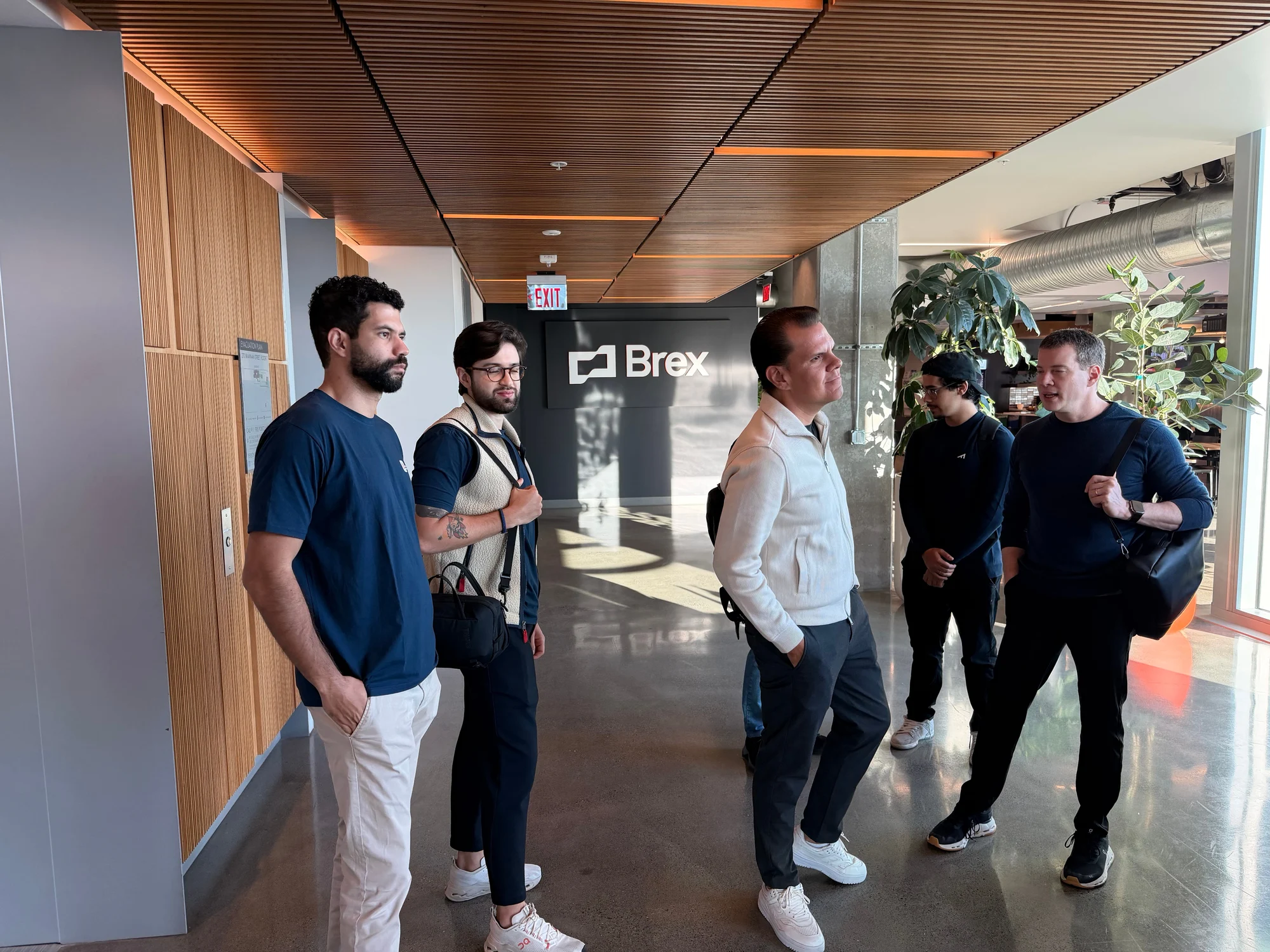 Registro 8 da visita à Brex em San Francisco