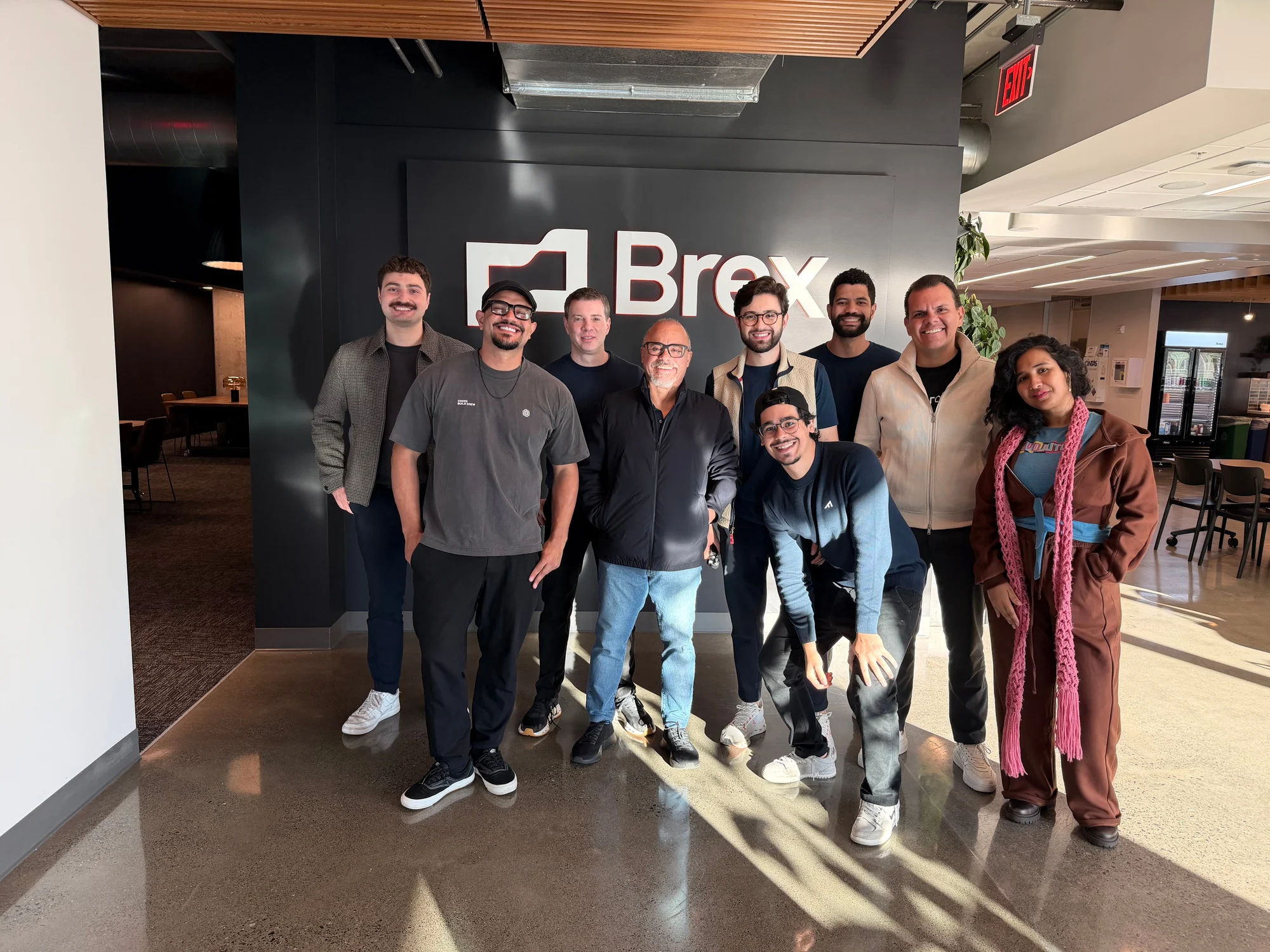 Registro 11 da visita à Brex em San Francisco