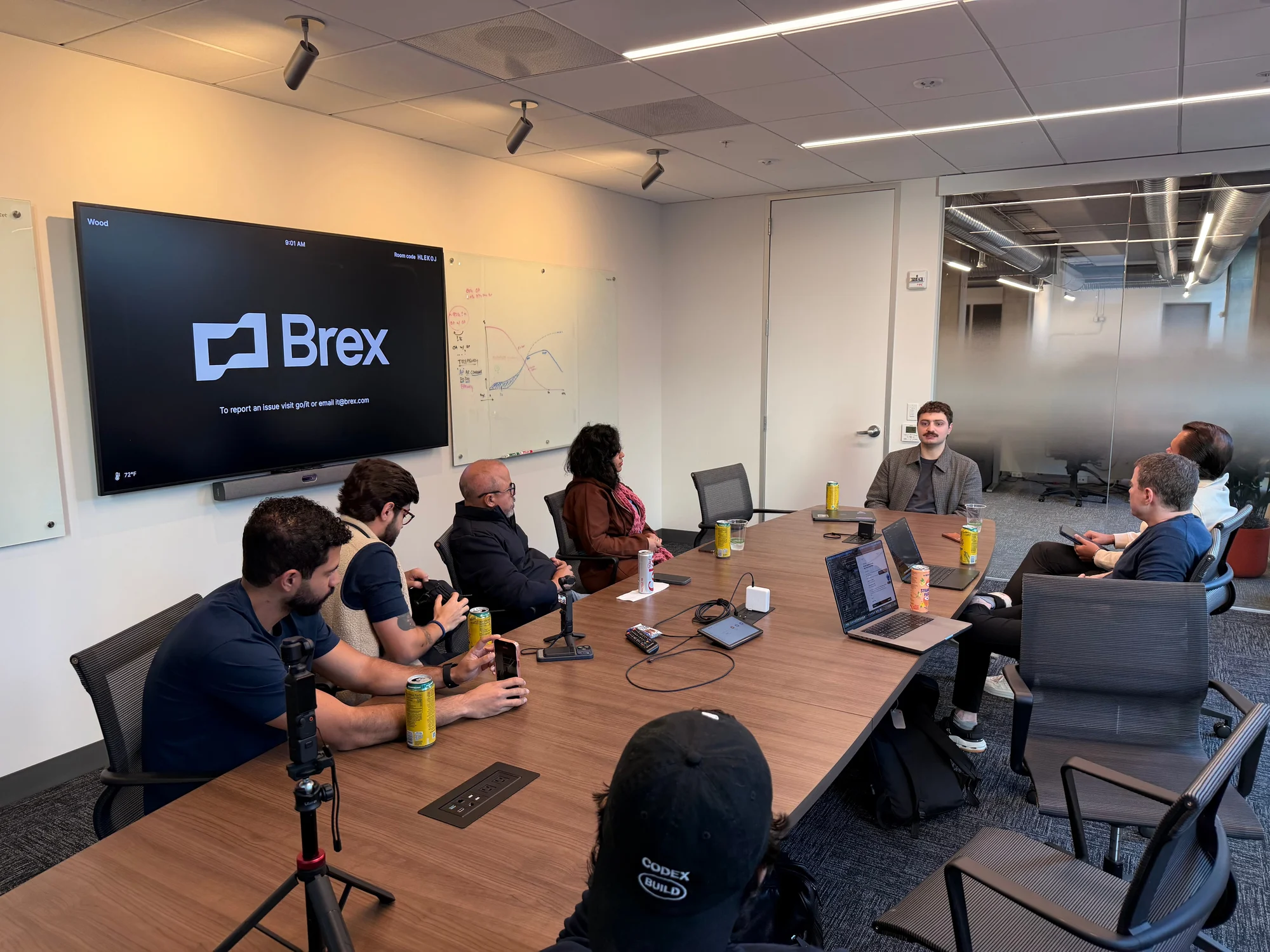 Registro 14 da visita à Brex em San Francisco