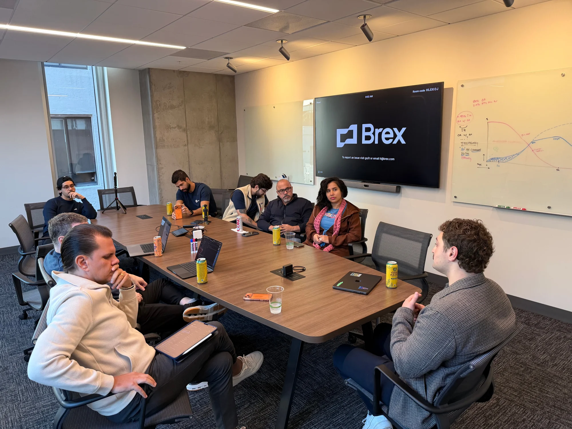 Registro 16 da visita à Brex em San Francisco