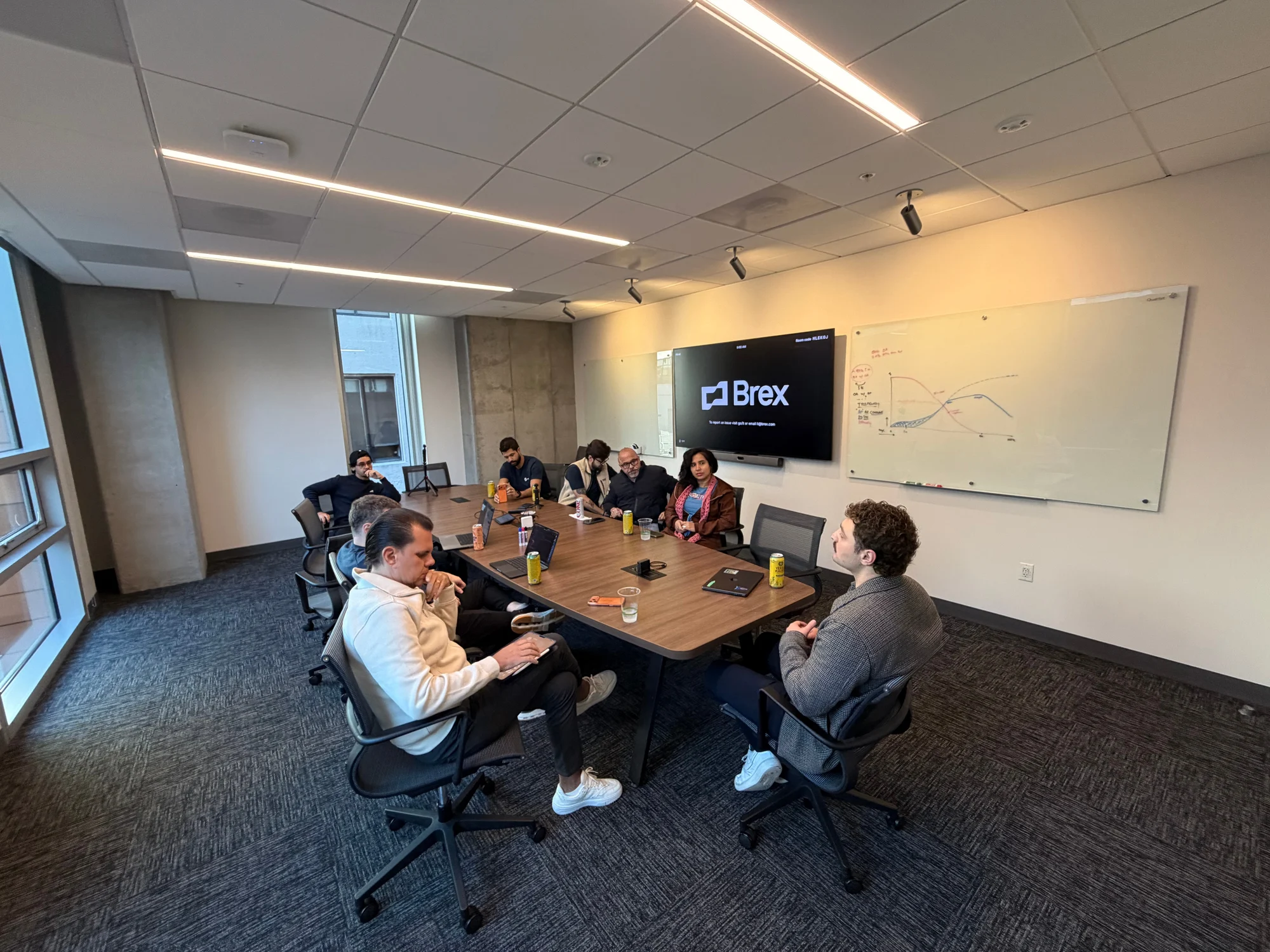 Registro 17 da visita à Brex em San Francisco