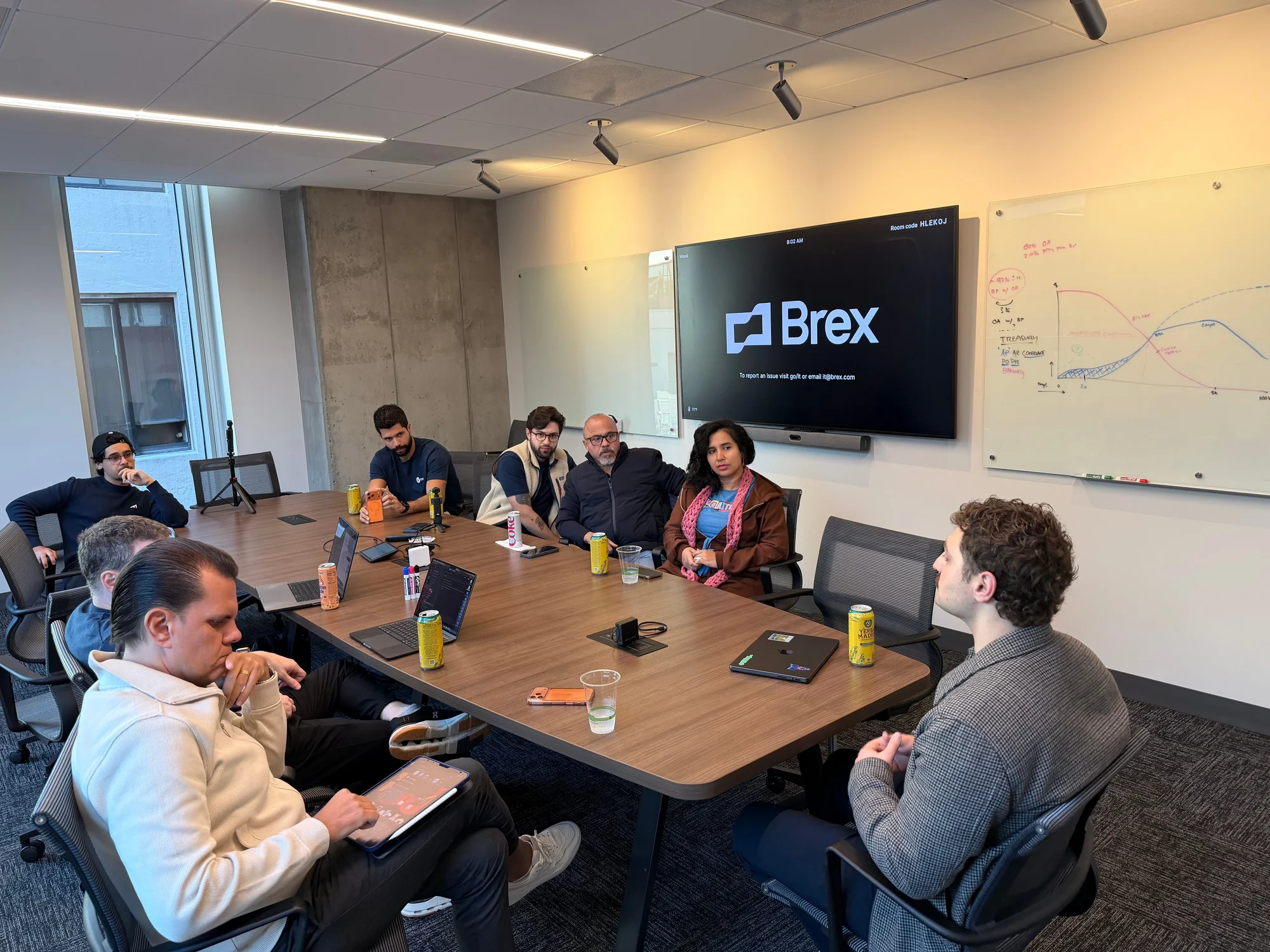 Registro 18 da visita à Brex em San Francisco