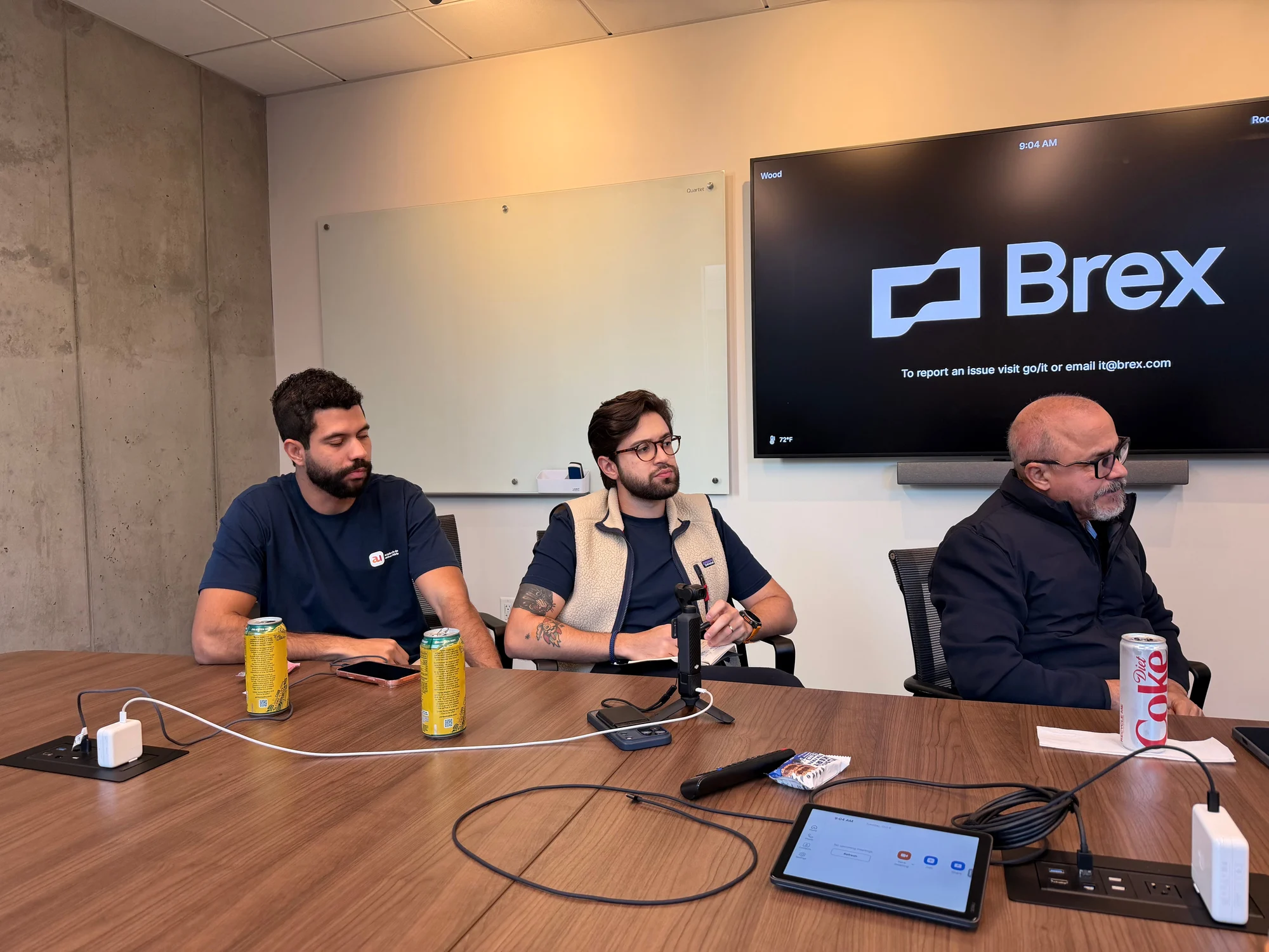 Registro 19 da visita à Brex em San Francisco