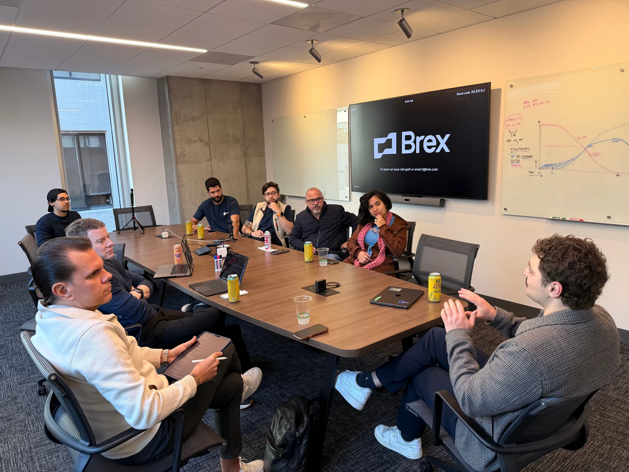 Registro 31 da visita à Brex em San Francisco