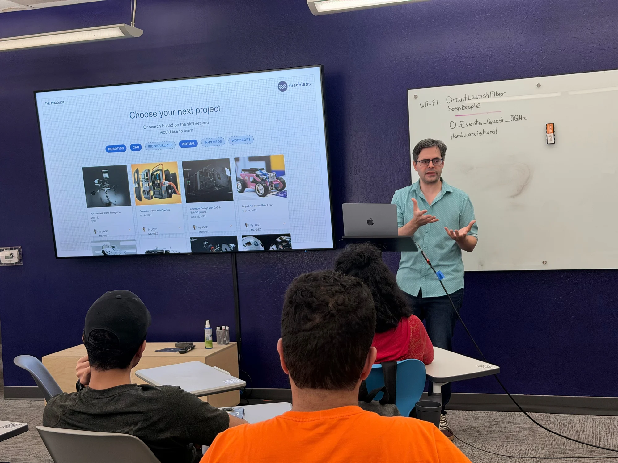 Registro 3 da visita à Circuit Launch em Mountain View