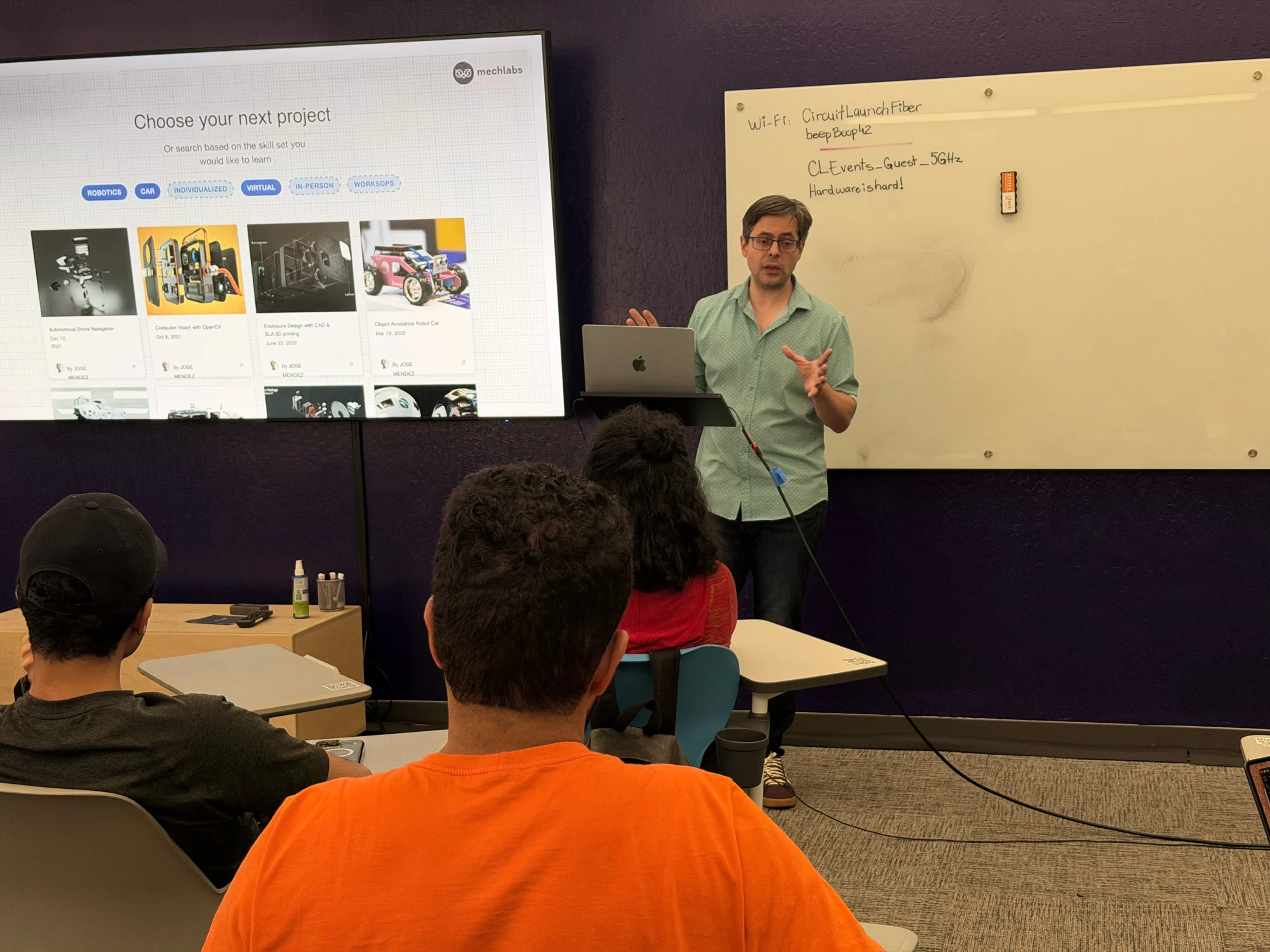Registro 6 da visita à Circuit Launch em Mountain View