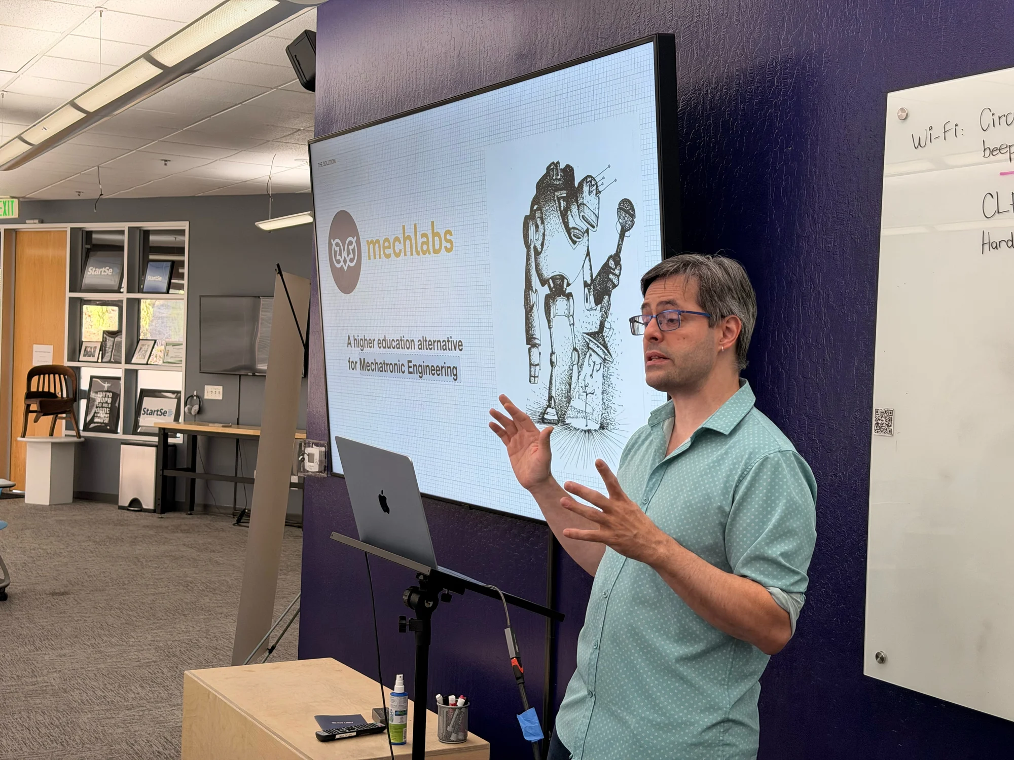 Registro 11 da visita à Circuit Launch em Mountain View