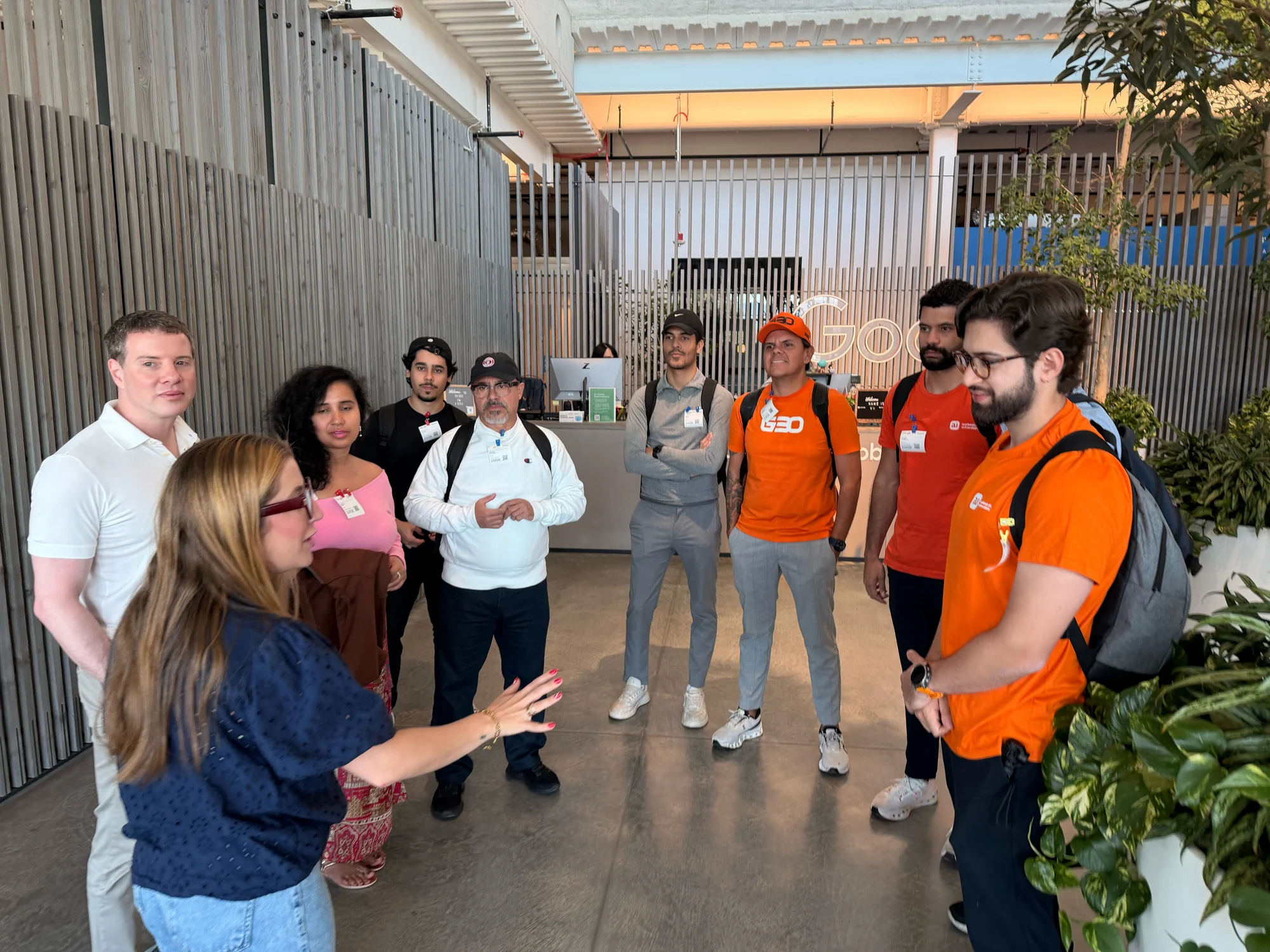 Registro 3 da visita ao Google em Bay View, Mountain View
