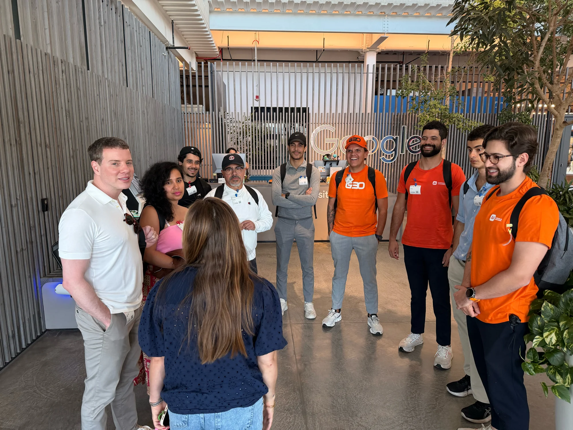 Registro 4 da visita ao Google em Bay View, Mountain View