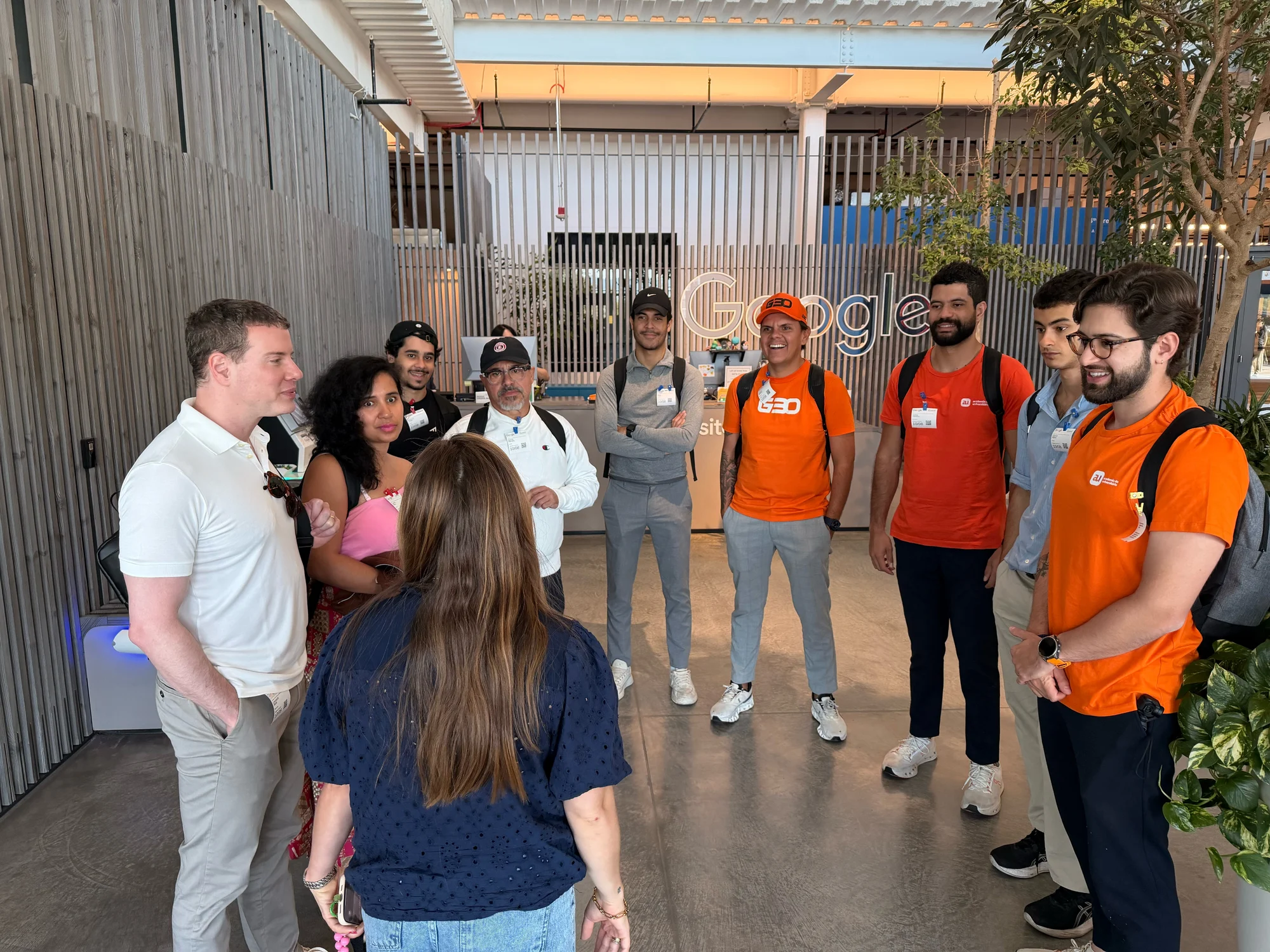 Registro 5 da visita ao Google em Bay View, Mountain View