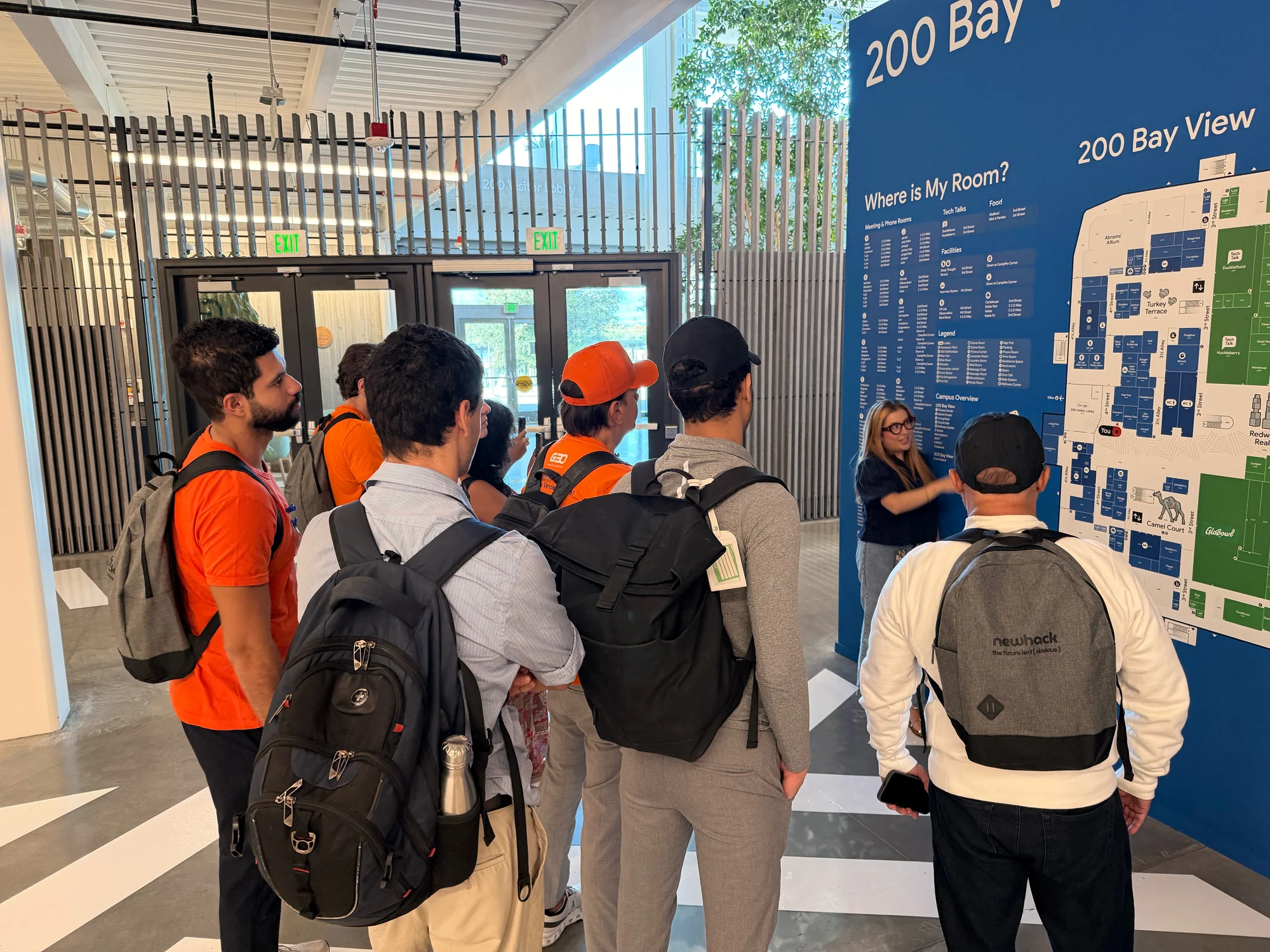 Registro 16 da visita ao Google em Bay View, Mountain View