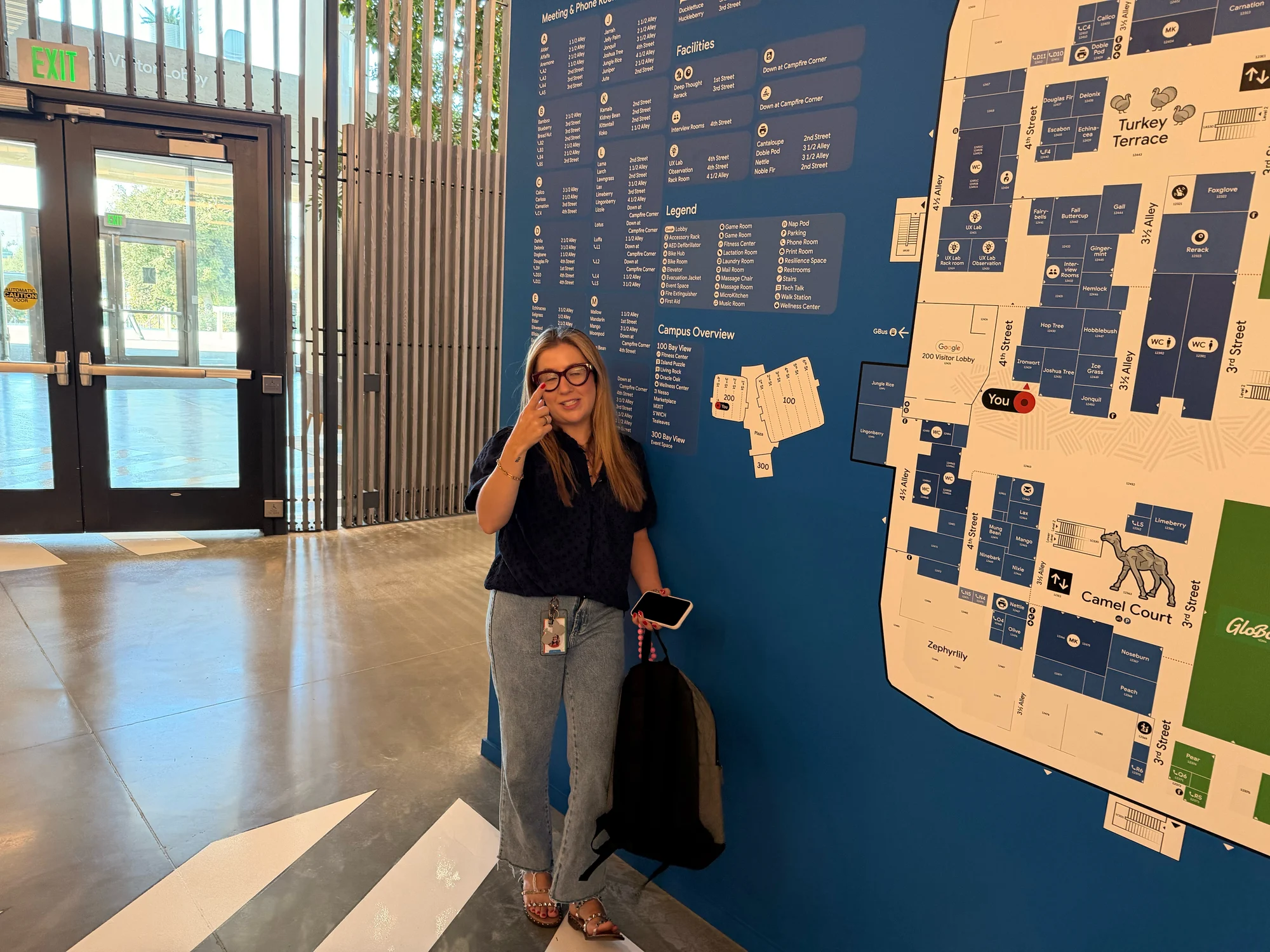 Registro 17 da visita ao Google em Bay View, Mountain View
