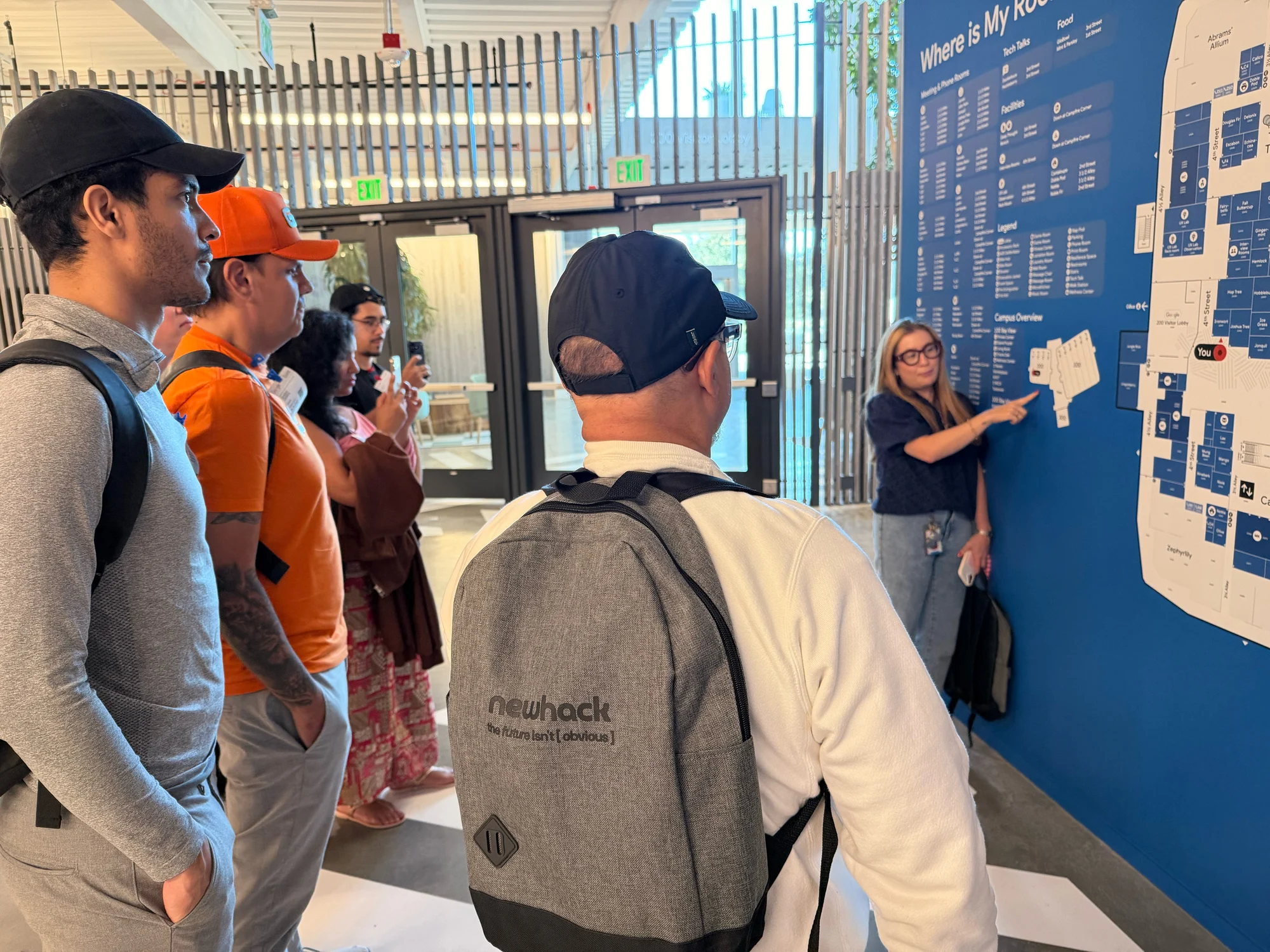 Registro 18 da visita ao Google em Bay View, Mountain View