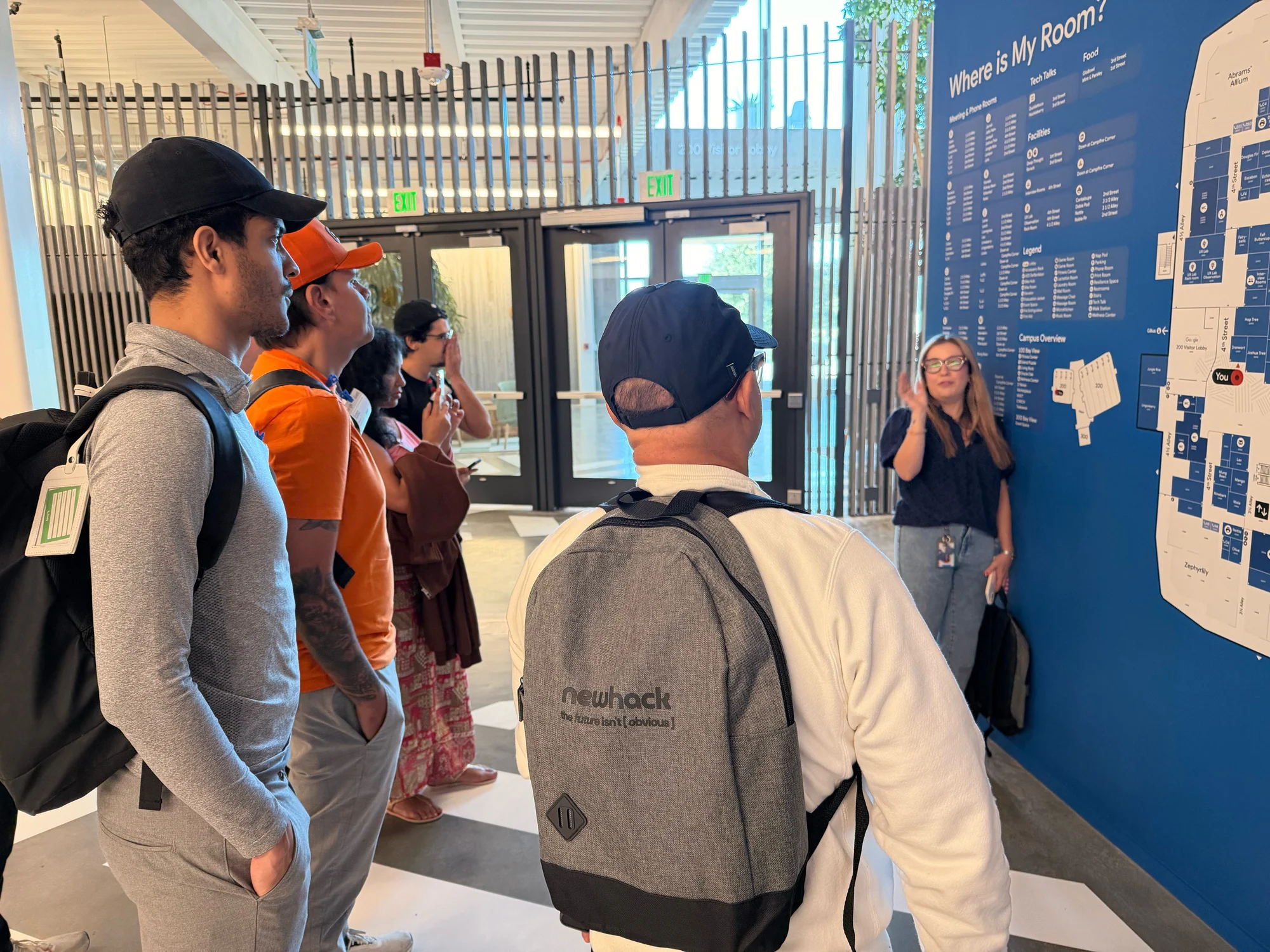 Registro 19 da visita ao Google em Bay View, Mountain View