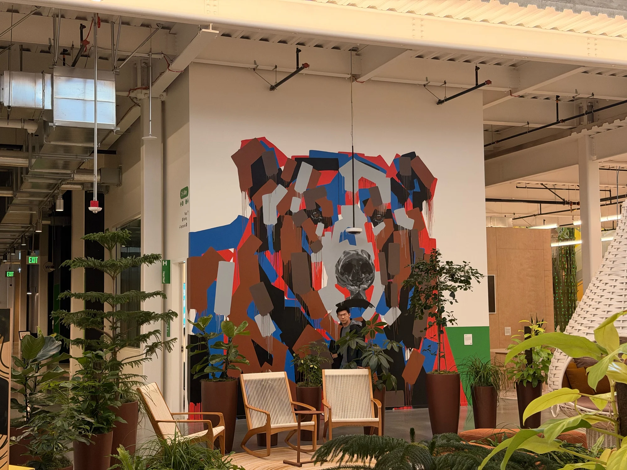 Registro 24 da visita ao Google em Bay View, Mountain View