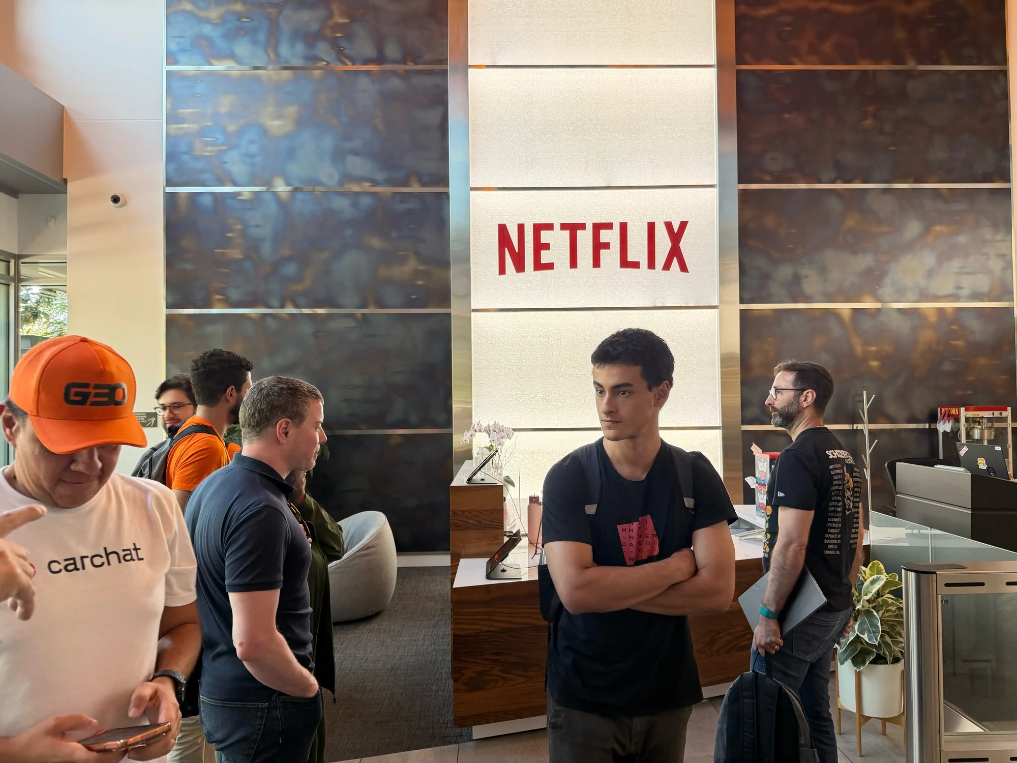 Registro 2 da visita à Netflix em Los Gatos