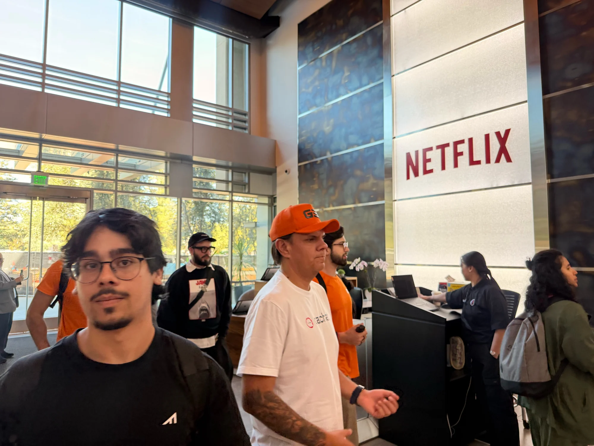 Registro 3 da visita à Netflix em Los Gatos