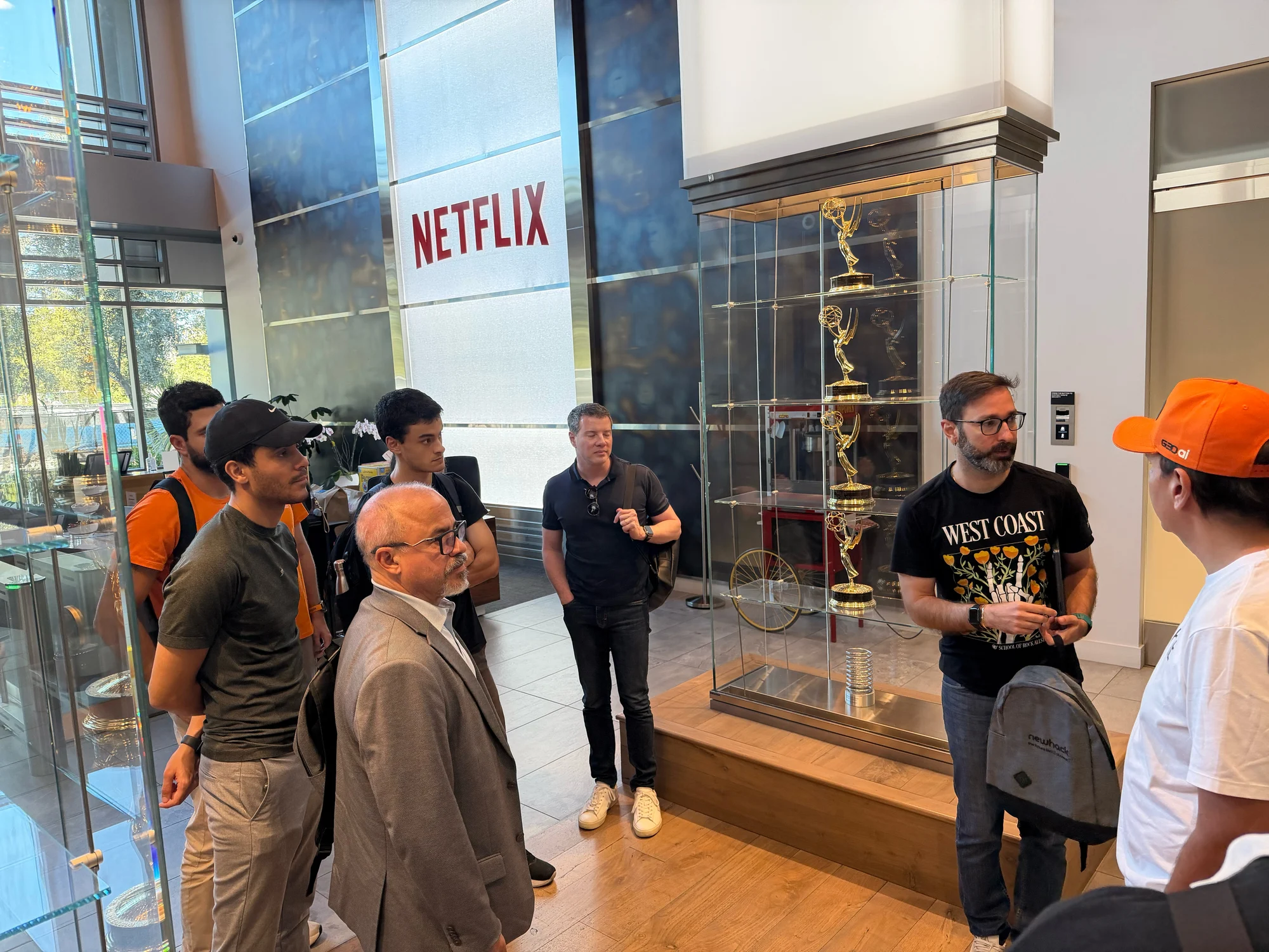 Registro 6 da visita à Netflix em Los Gatos