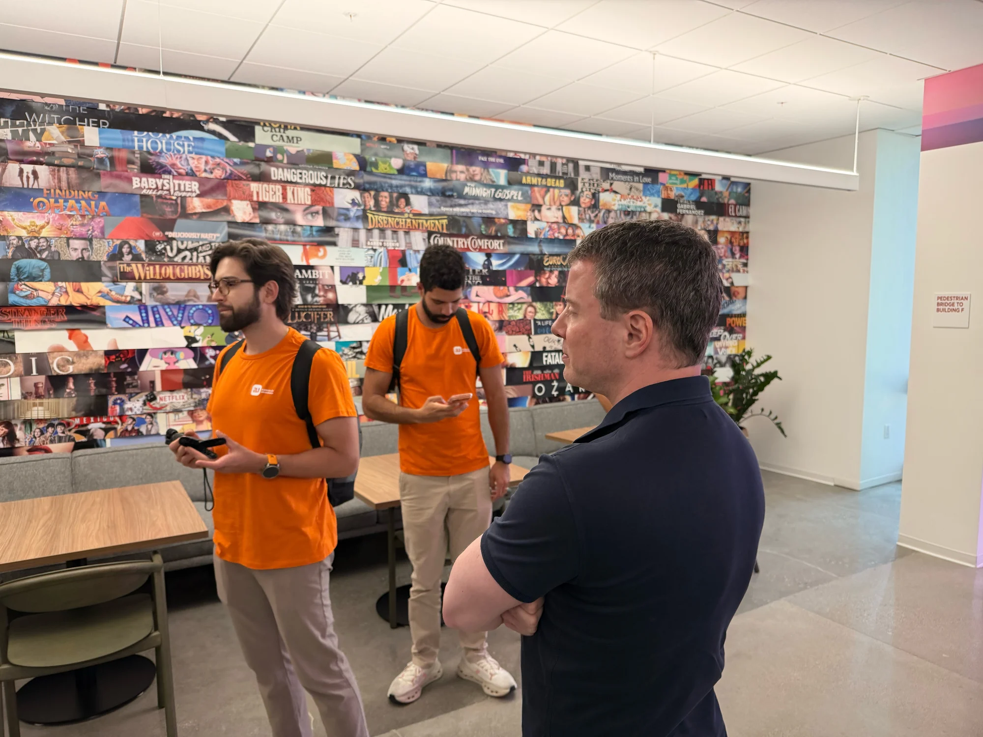Registro 14 da visita à Netflix em Los Gatos