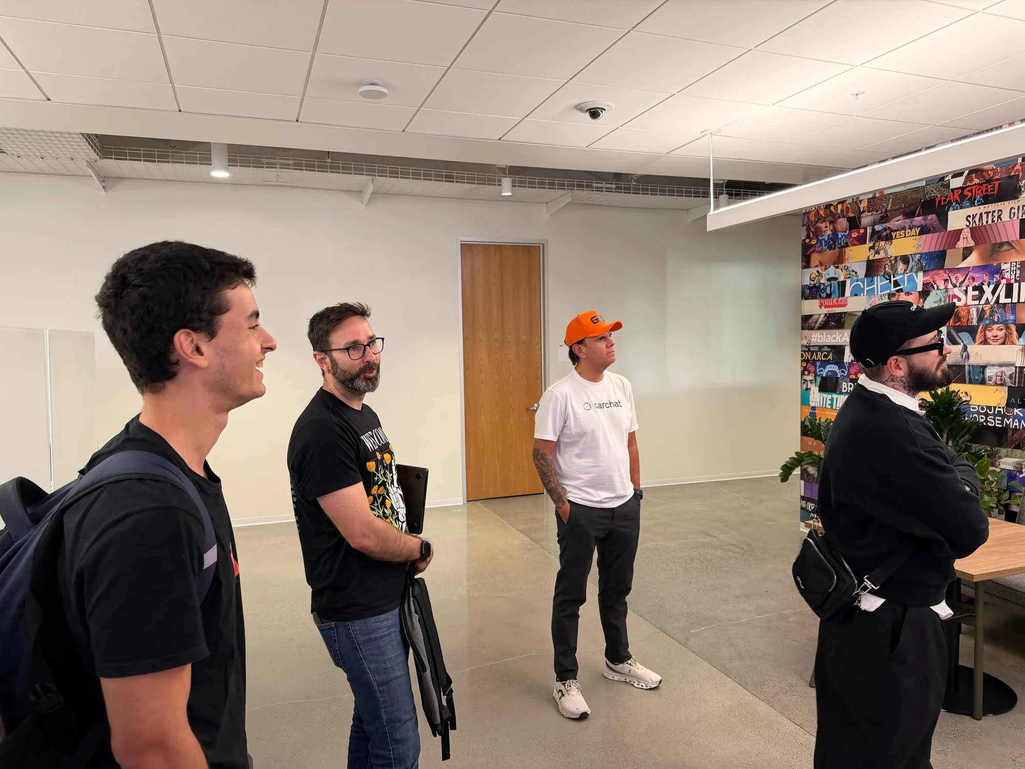 Registro 16 da visita à Netflix em Los Gatos