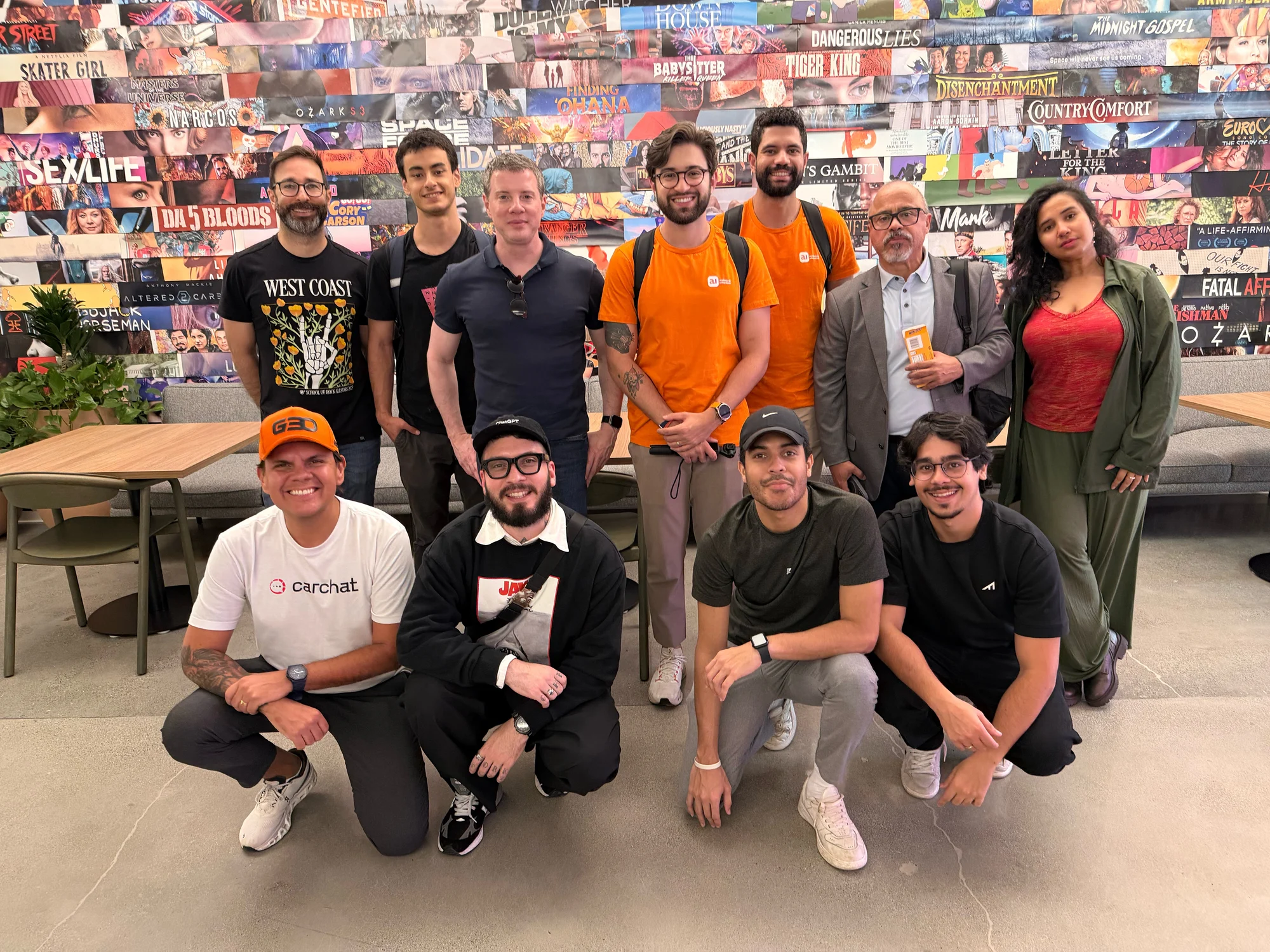 Registro 17 da visita à Netflix em Los Gatos