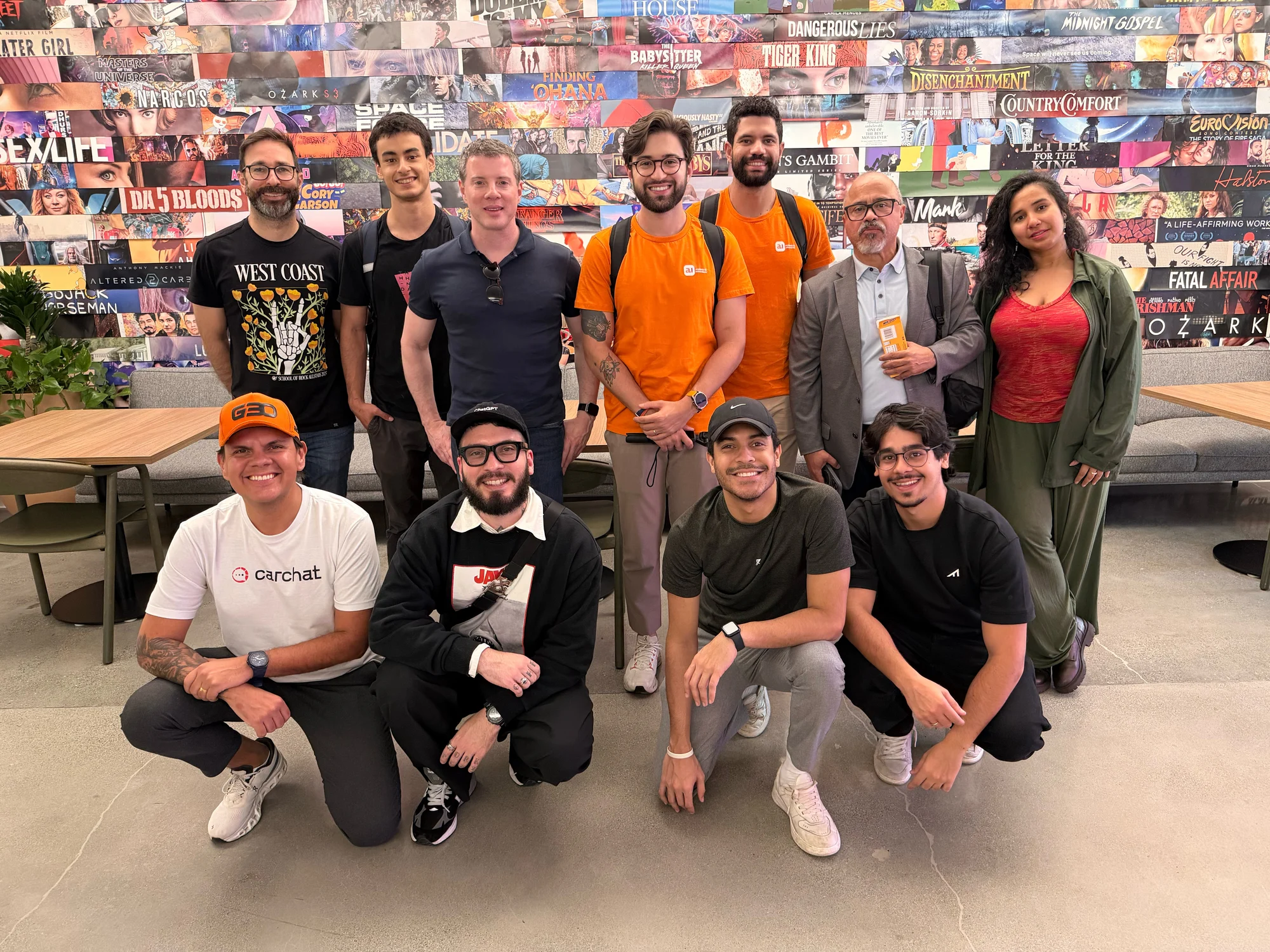 Registro 18 da visita à Netflix em Los Gatos
