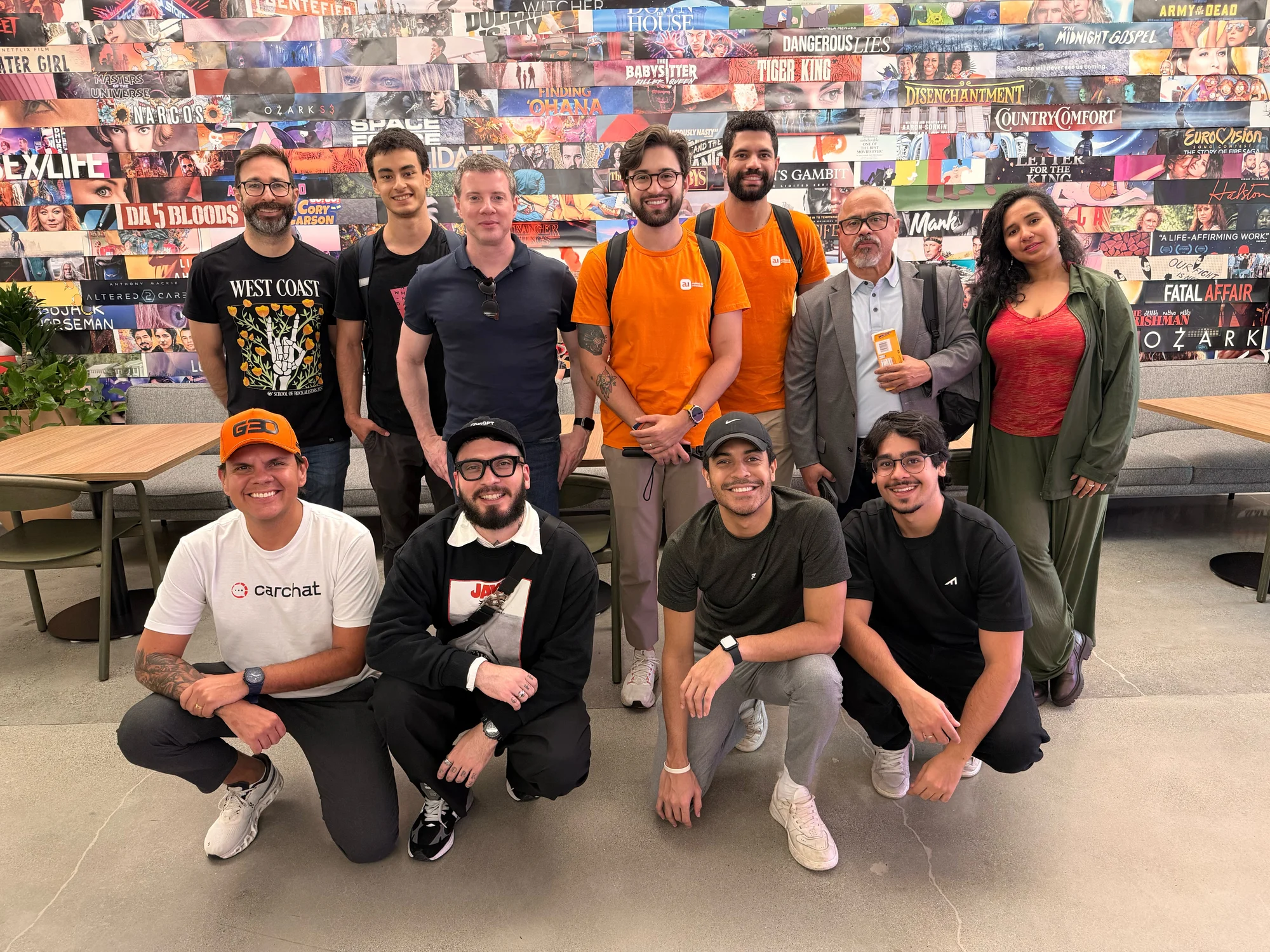 Registro 19 da visita à Netflix em Los Gatos