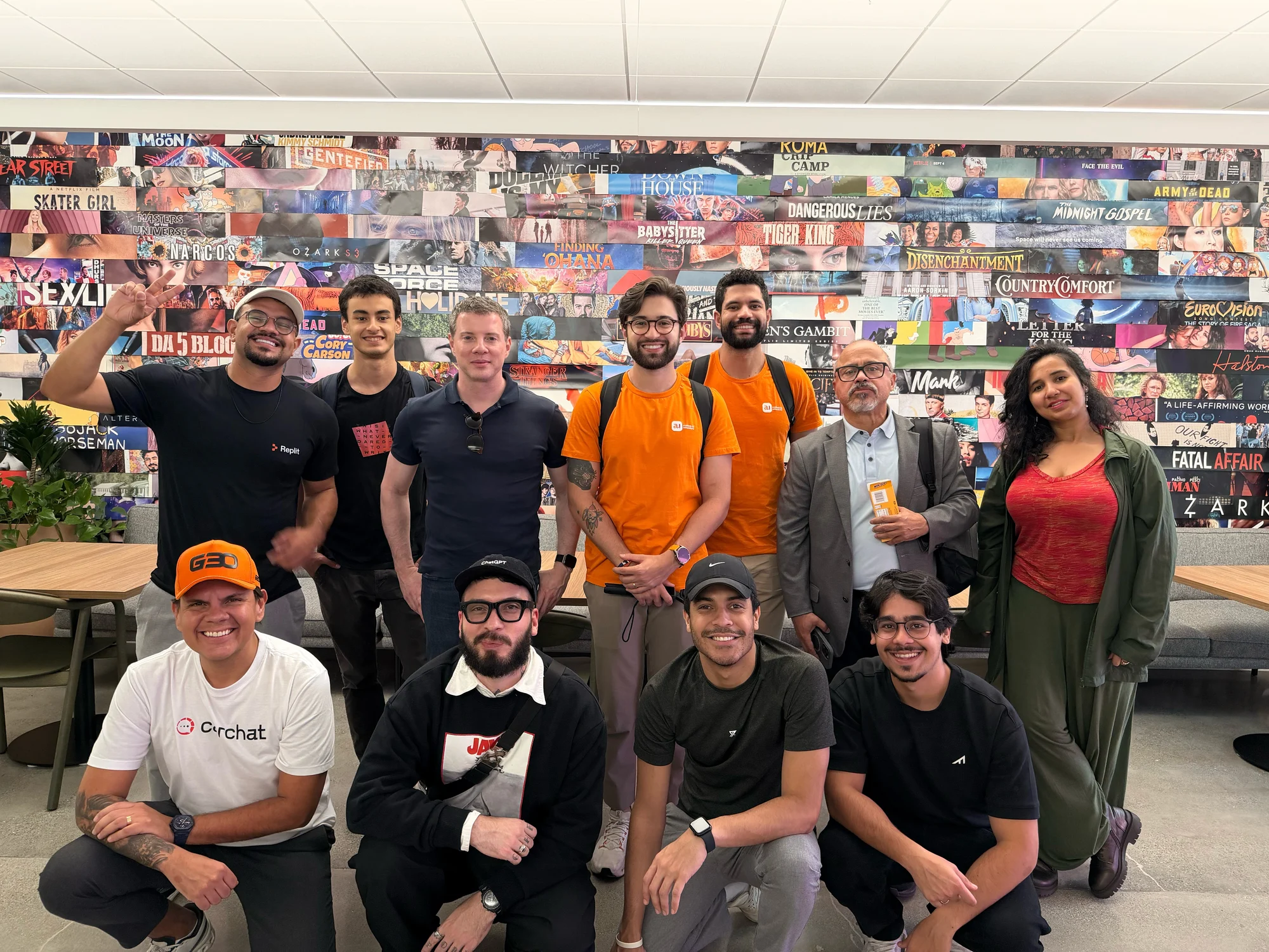 Registro 21 da visita à Netflix em Los Gatos