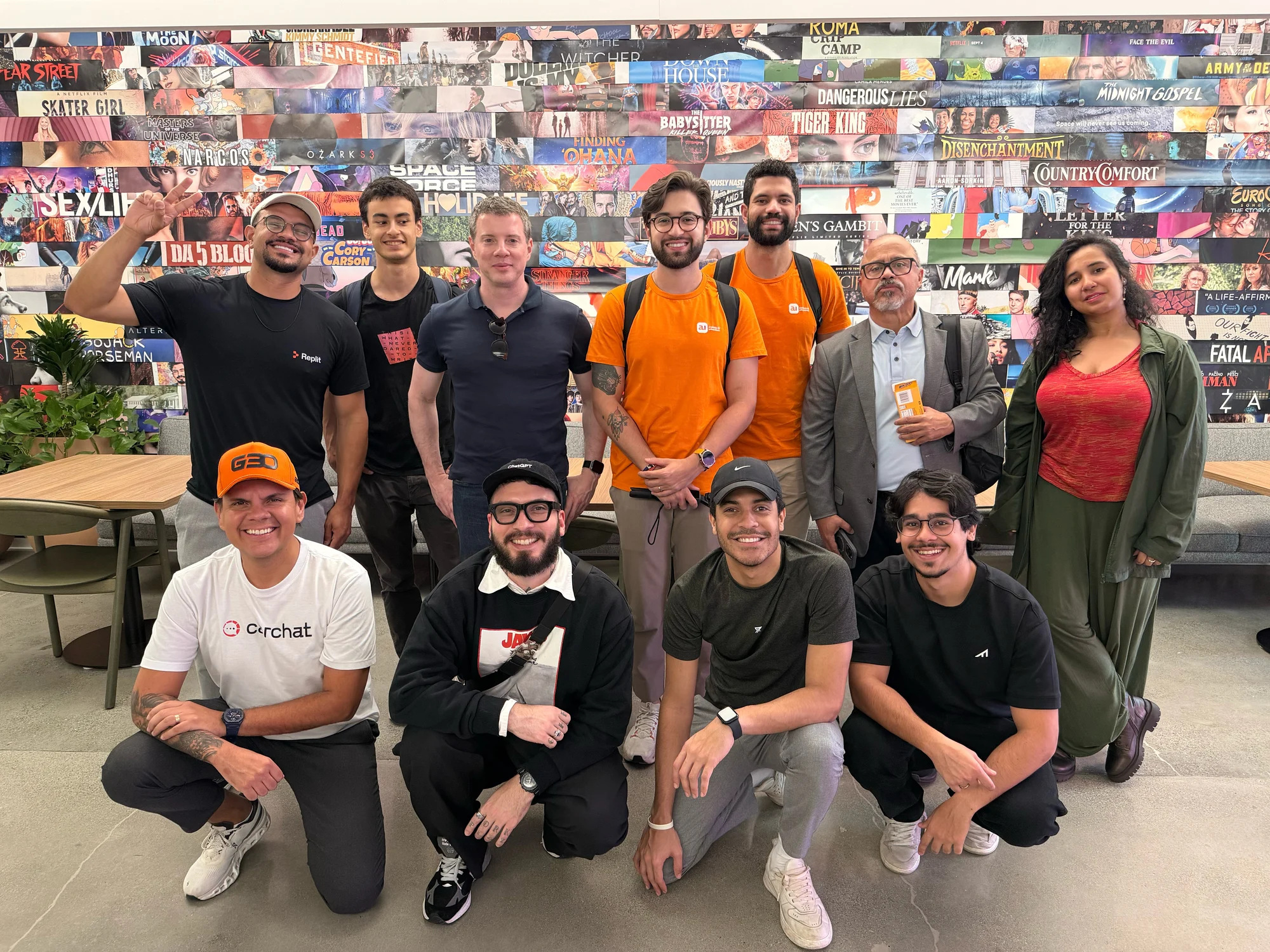 Registro 22 da visita à Netflix em Los Gatos