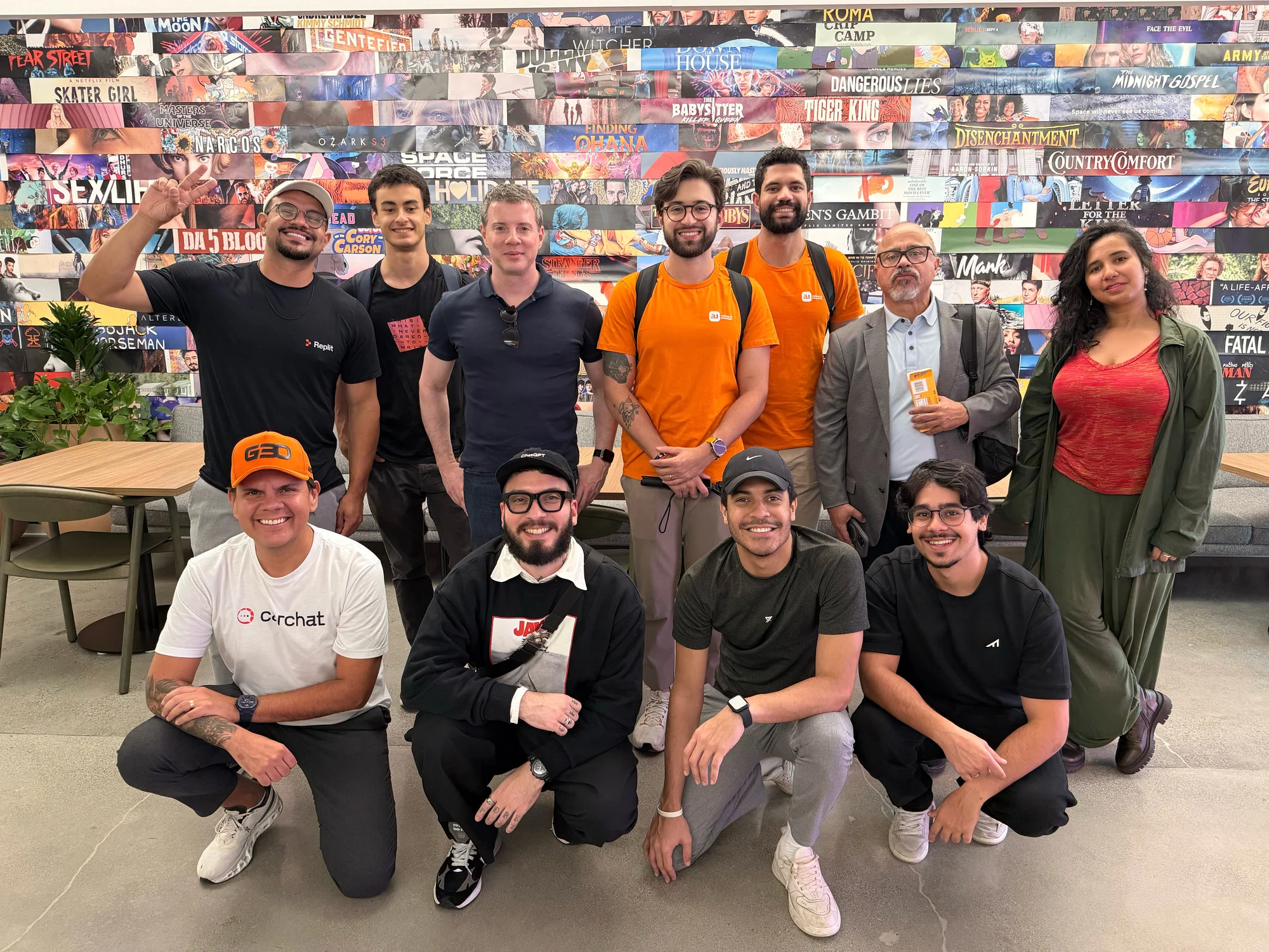 Registro 23 da visita à Netflix em Los Gatos