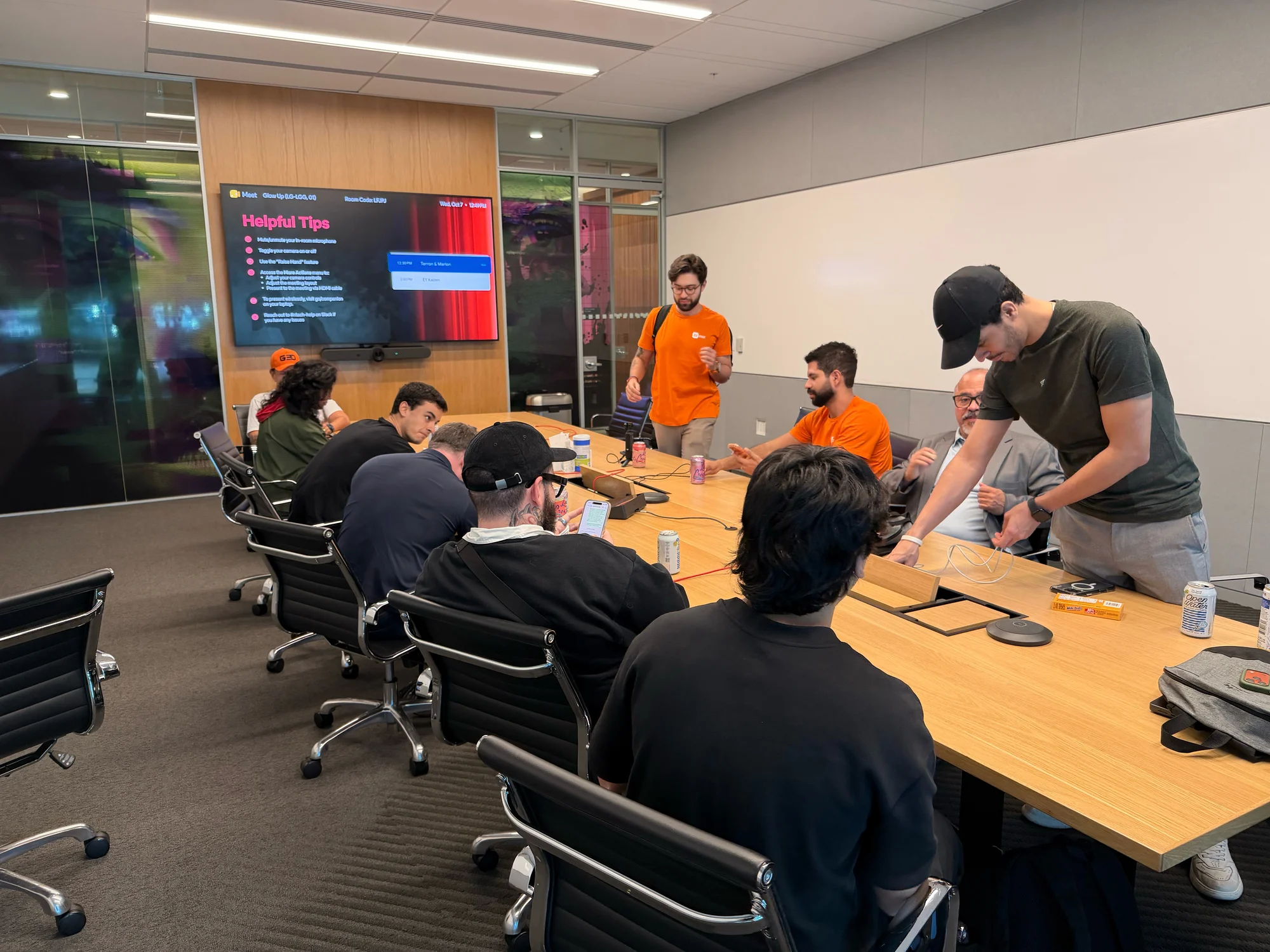 Registro 24 da visita à Netflix em Los Gatos
