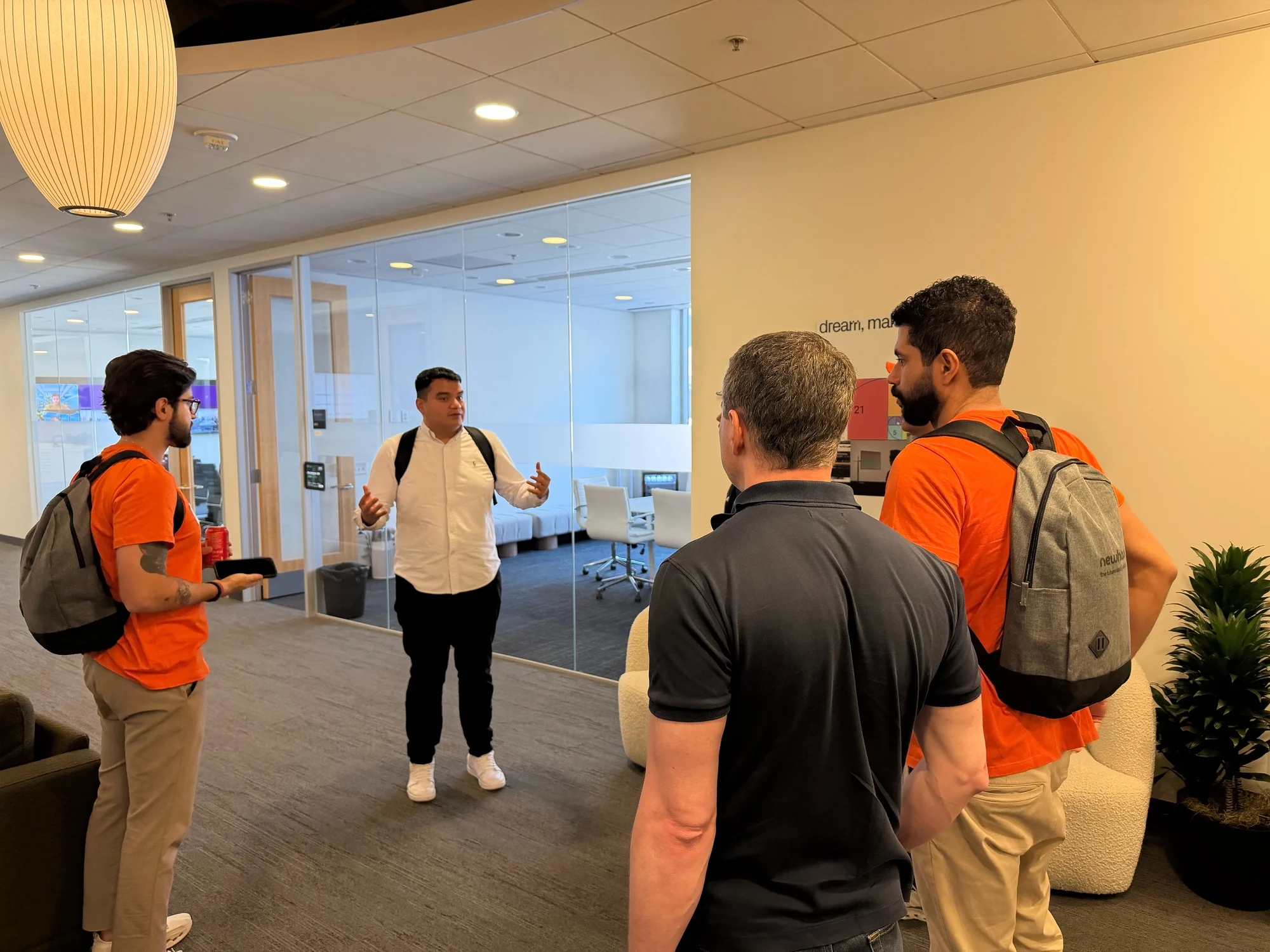 Registro 1 da visita à Replit em Foster City