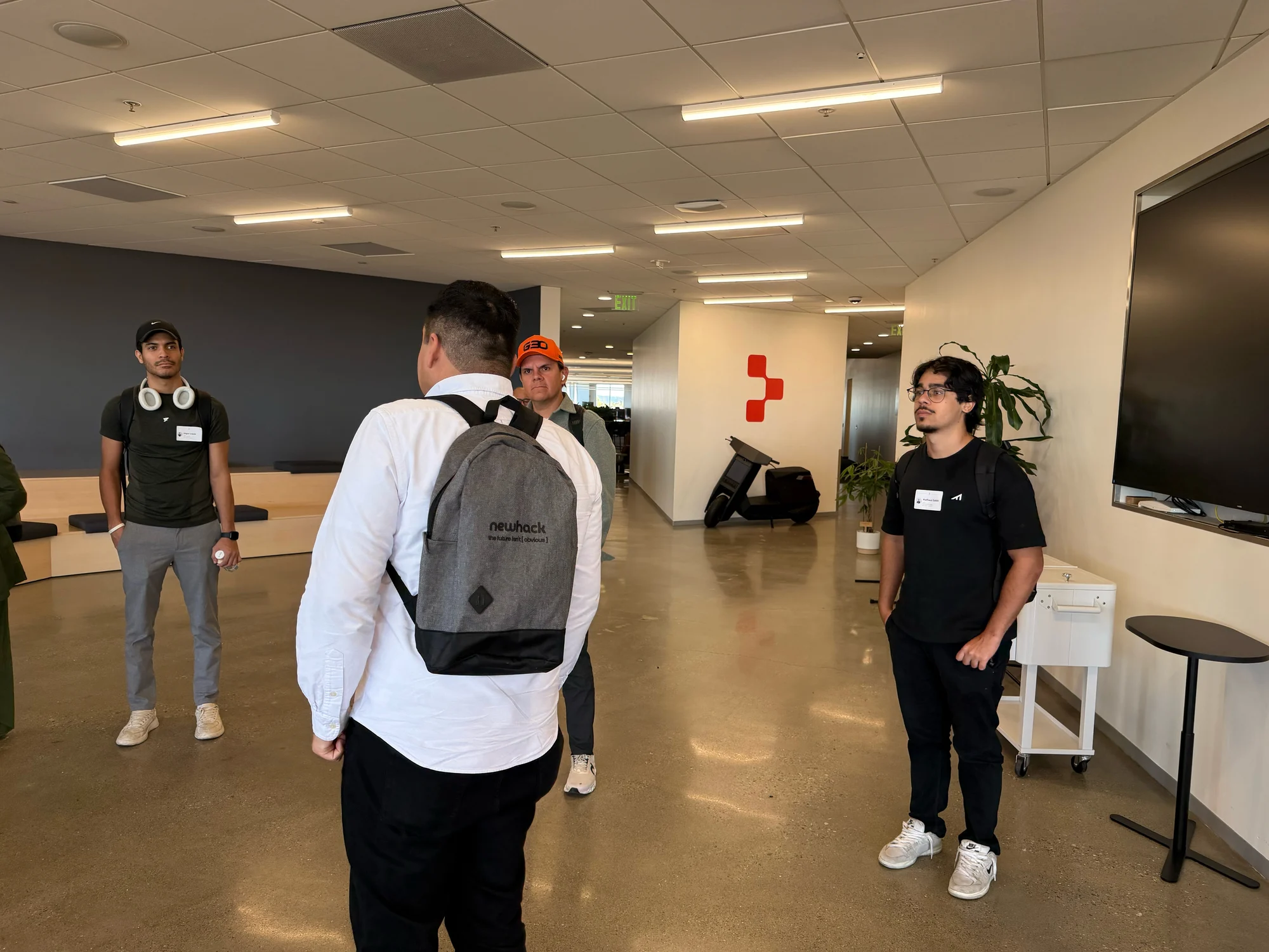 Registro 8 da visita à Replit em Foster City