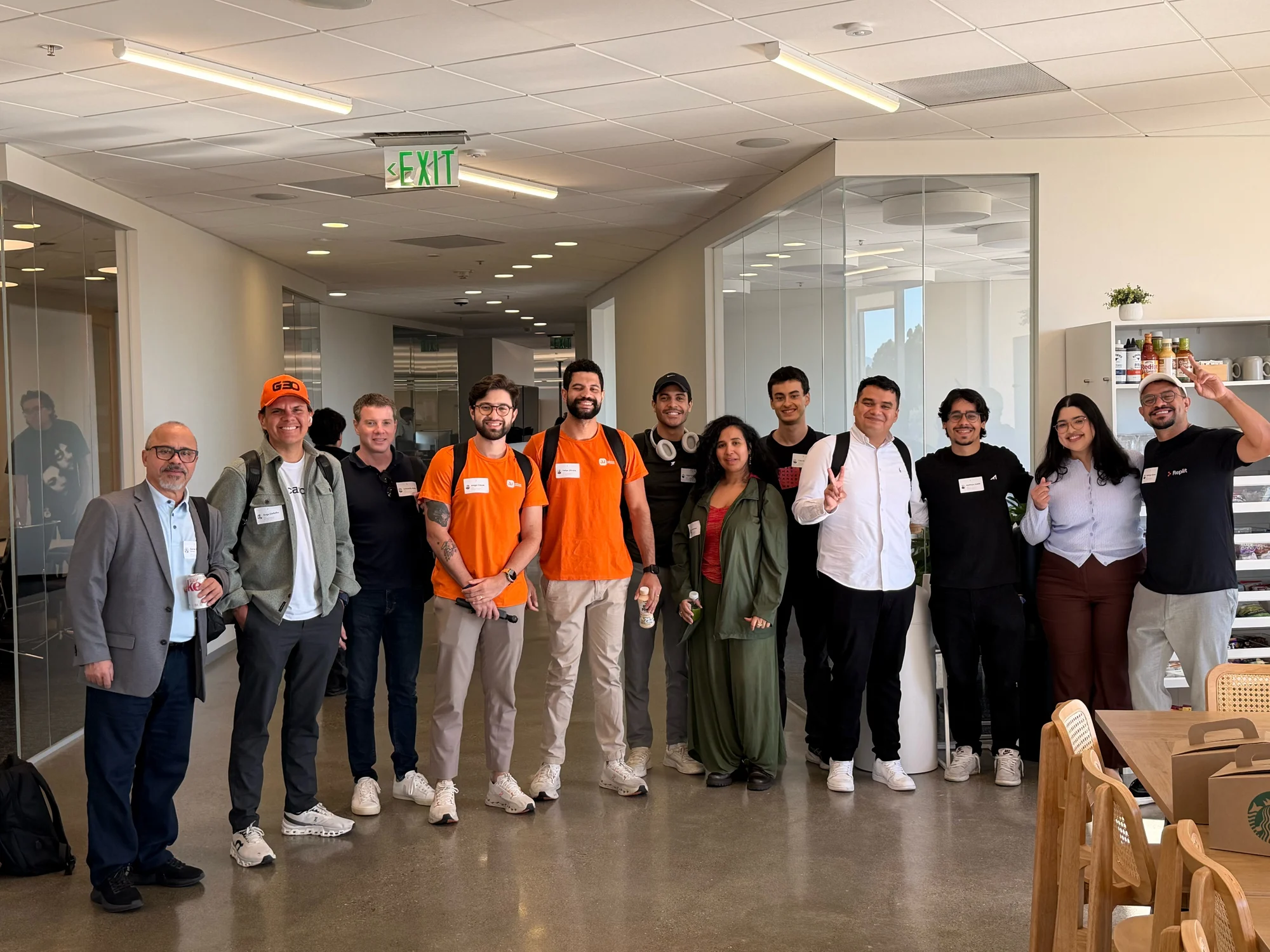 Registro 17 da visita à Replit em Foster City