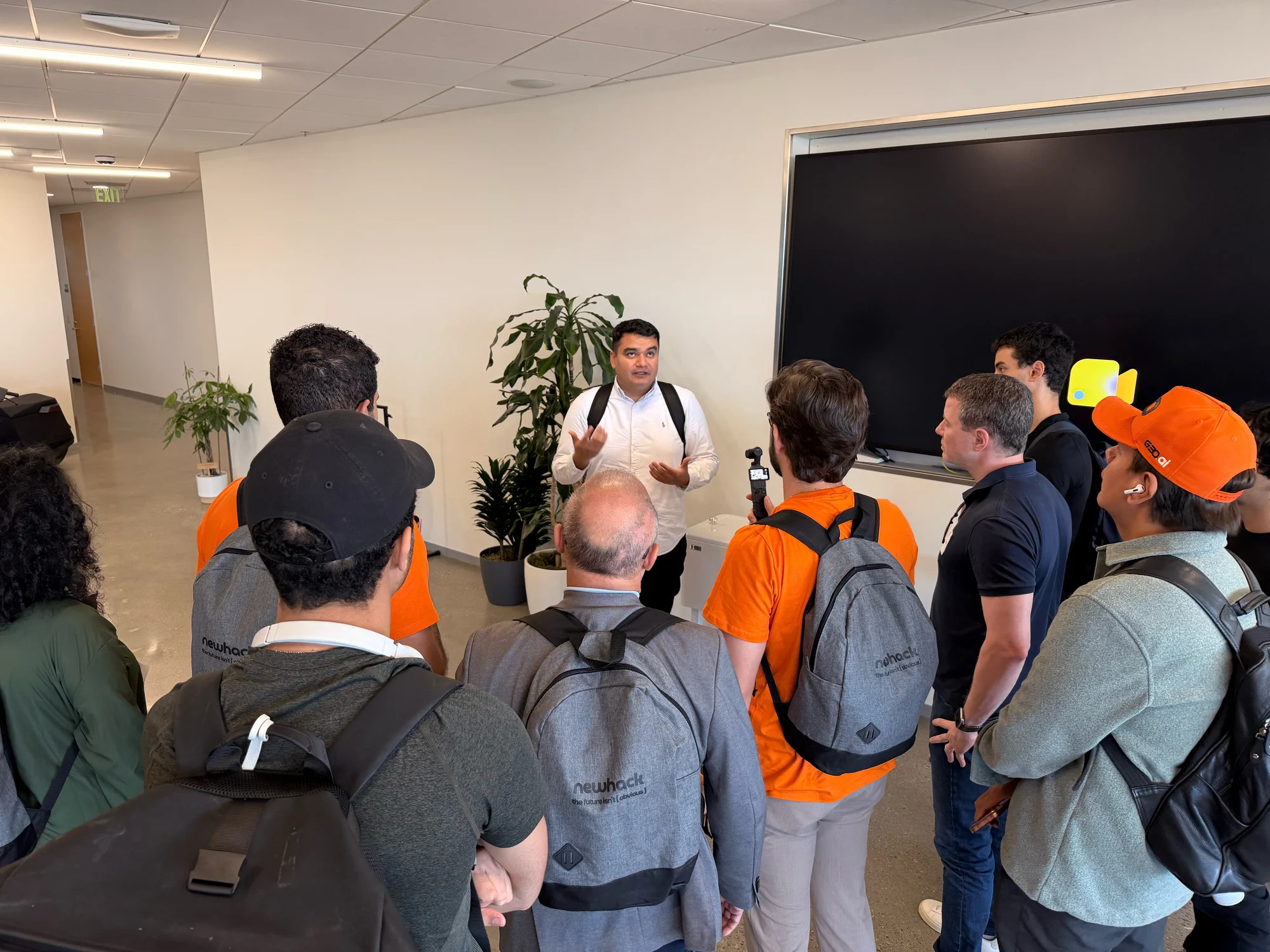 Registro 19 da visita à Replit em Foster City