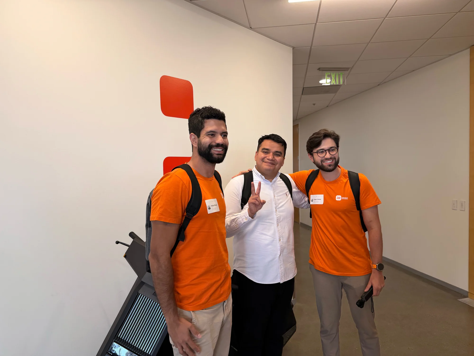 Registro 22 da visita à Replit em Foster City